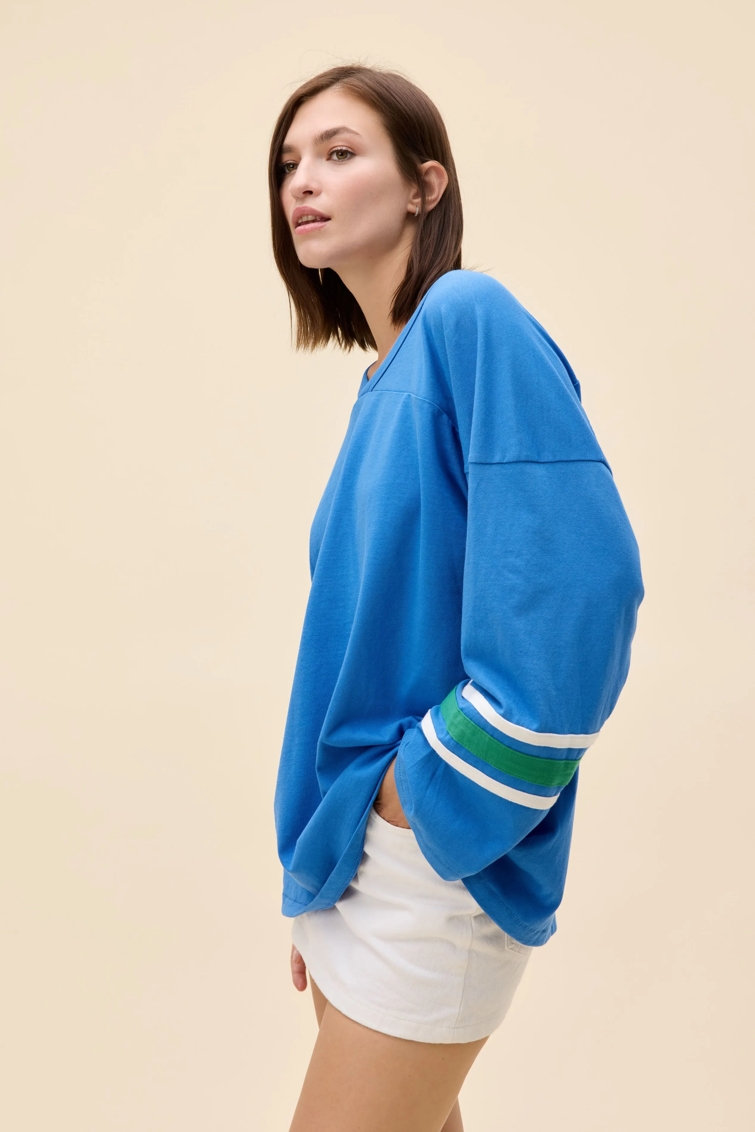 SOLID HOCKEY JERSEY LONG SLEEVE sold by Daydreamer product image thumbnail 2