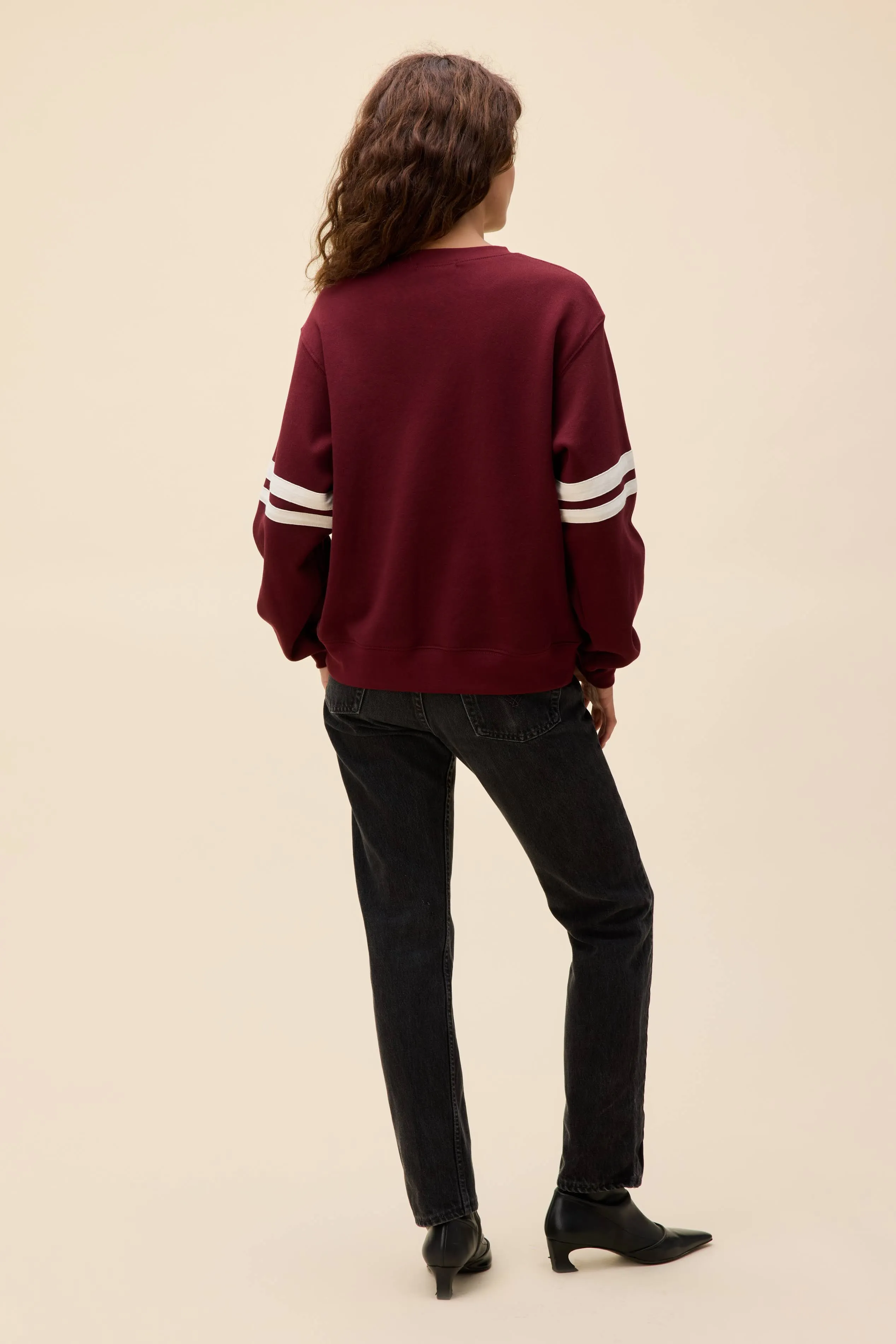 SOLID VARSITY SWEATSHIRT sold by Daydreamer product image thumbnail 5