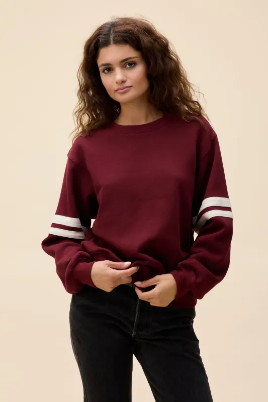 Solid Varsity Sweatshirt sold by Daydreamer