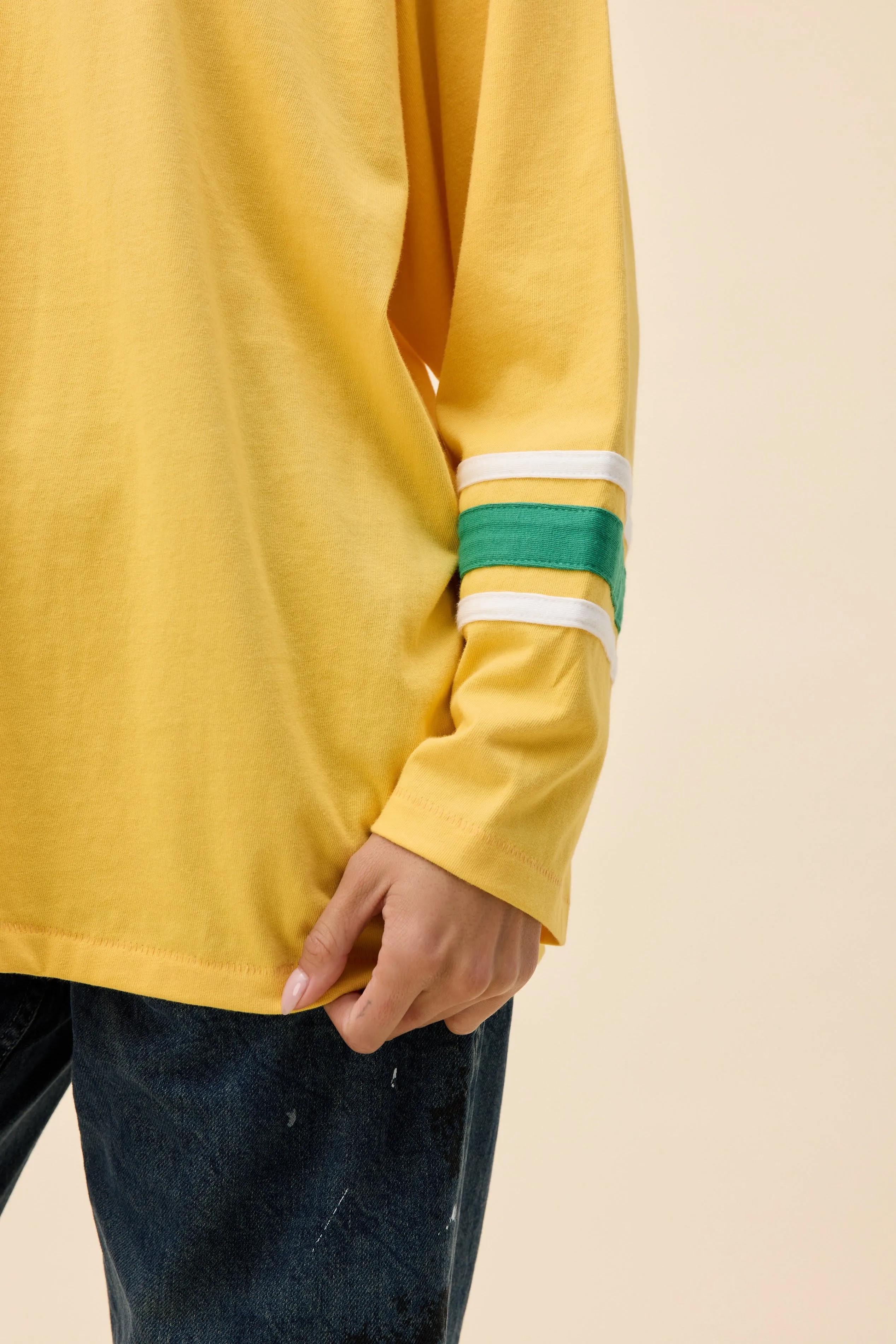 Solid Hockey Jersey Long Sleeve sold by Daydreamer product image thumbnail 2