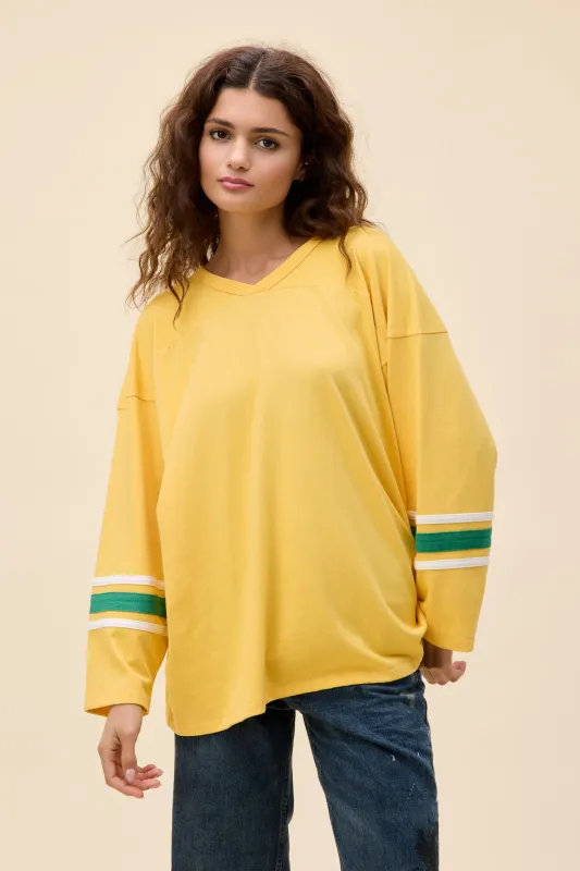 Solid Hockey Jersey Long Sleeve sold by Daydreamer