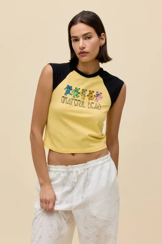 Grateful Dead Bears Raglan Tank made by Daydreamer