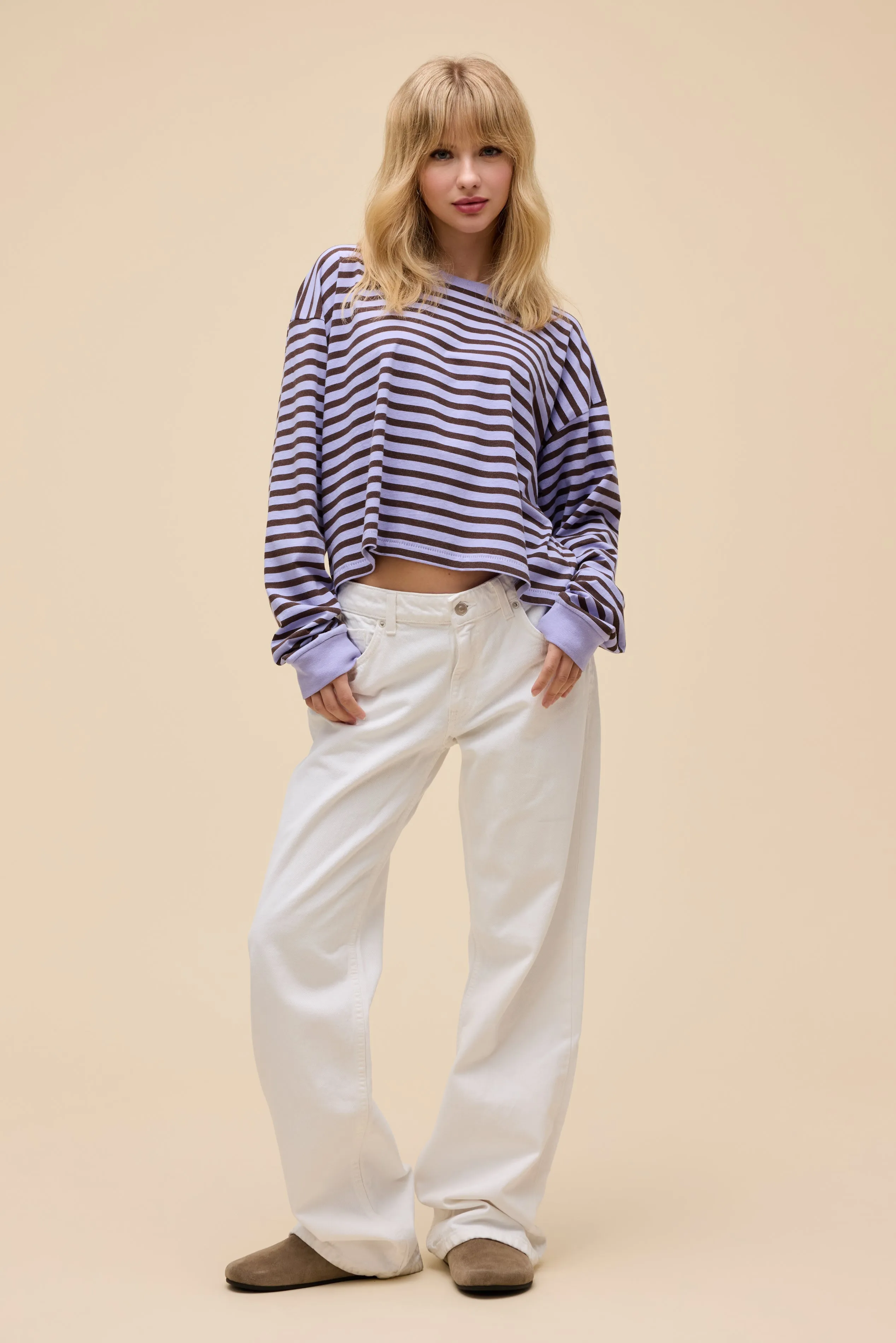 Stripe Meet & Greet Long Sleeve sold by Daydreamer