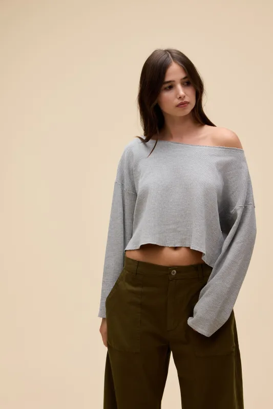 Solid Thermal Boatneck Long Sleeve made by Daydreamer