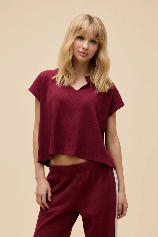 Solid Thermal Dolman Tee made by Daydreamer