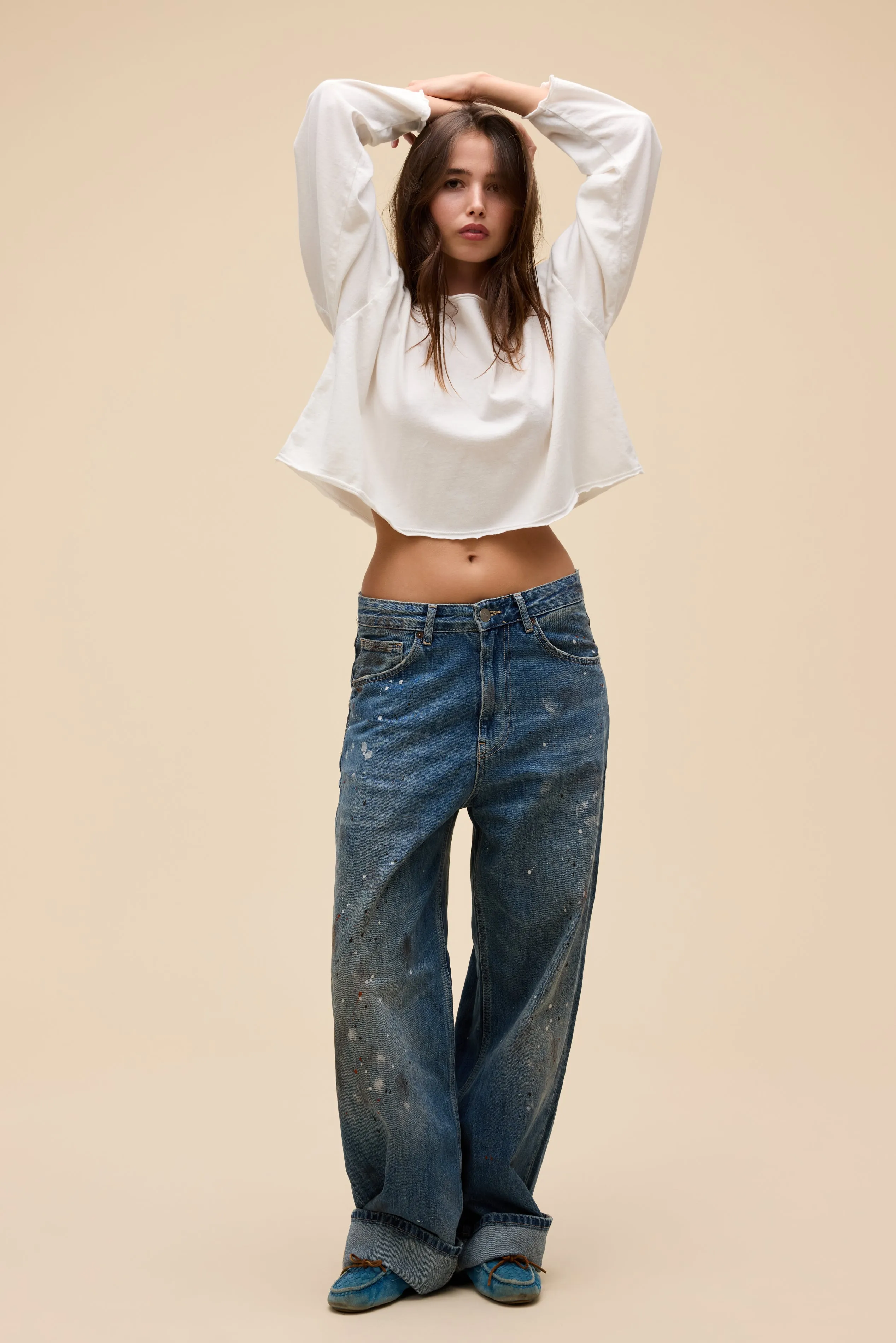 Solid Off-The-Shoulder Long Sleeve sold by Daydreamer product image thumbnail 3