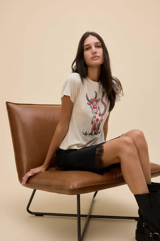 Bull Butterfly Burnout Vintage Tee made by Daydreamer