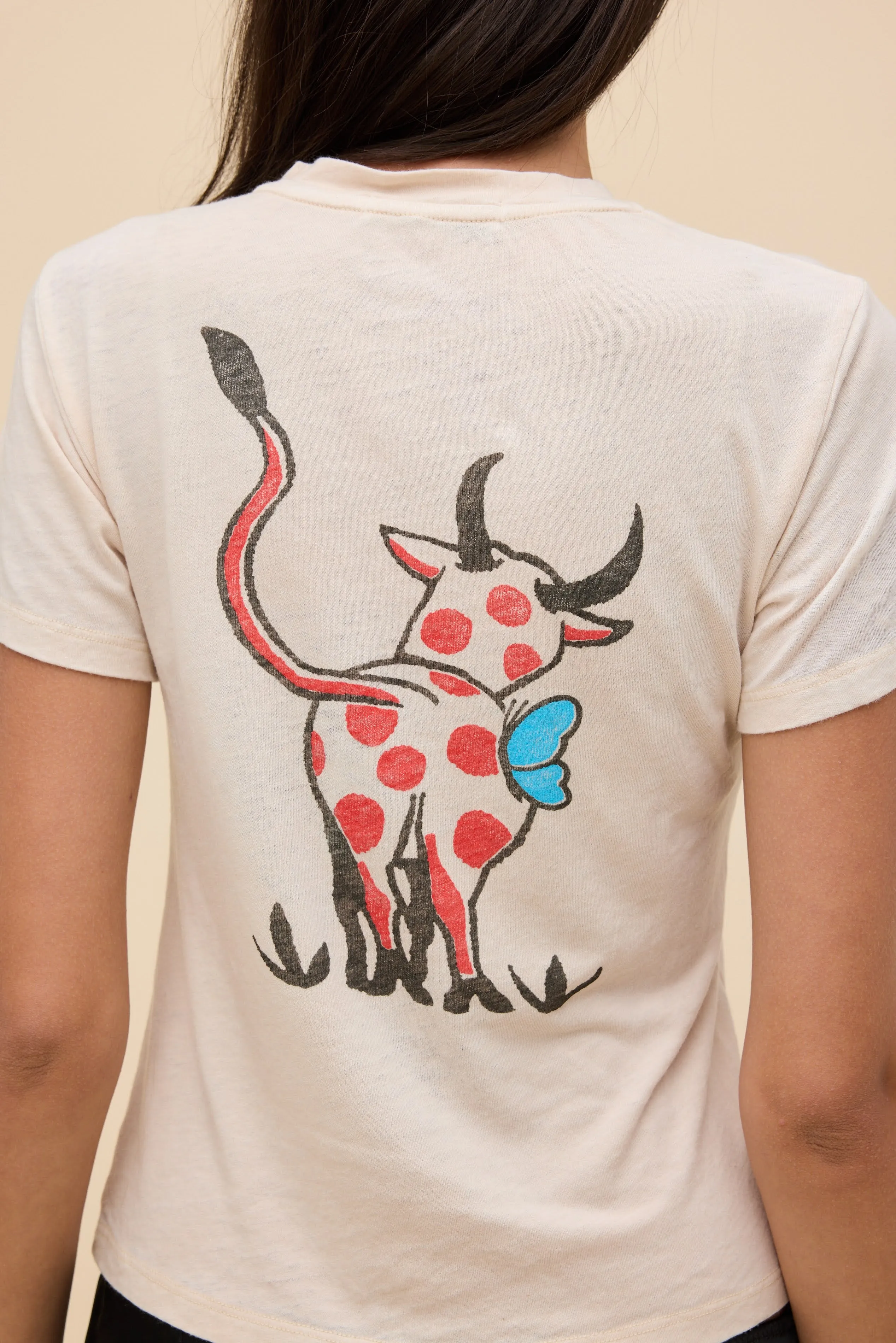 Bull Butterfly Burnout Vintage Tee sold by Daydreamer product image thumbnail 4