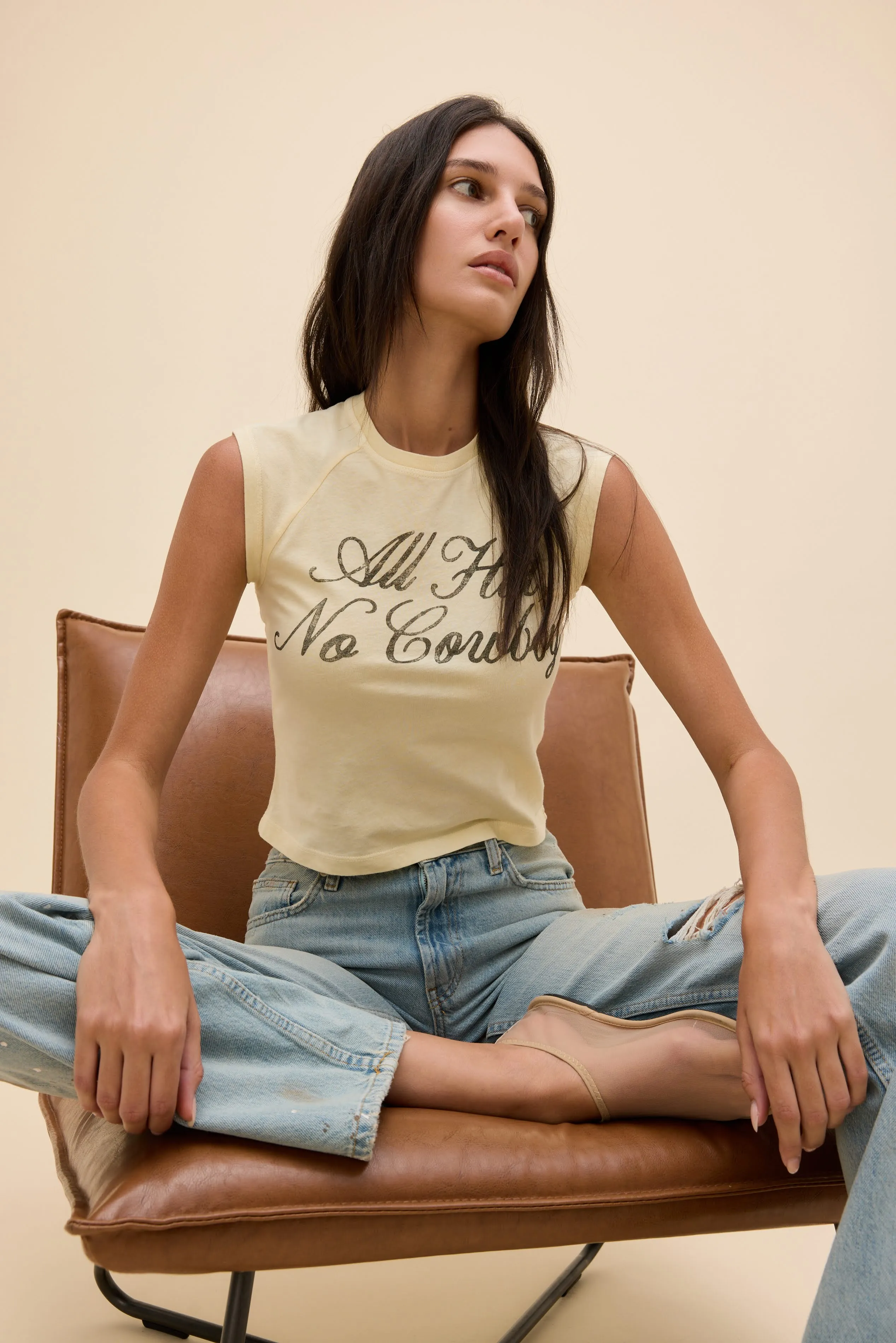 All Hat No Cowboy Raglan Tank sold by Daydreamer product image thumbnail 5
