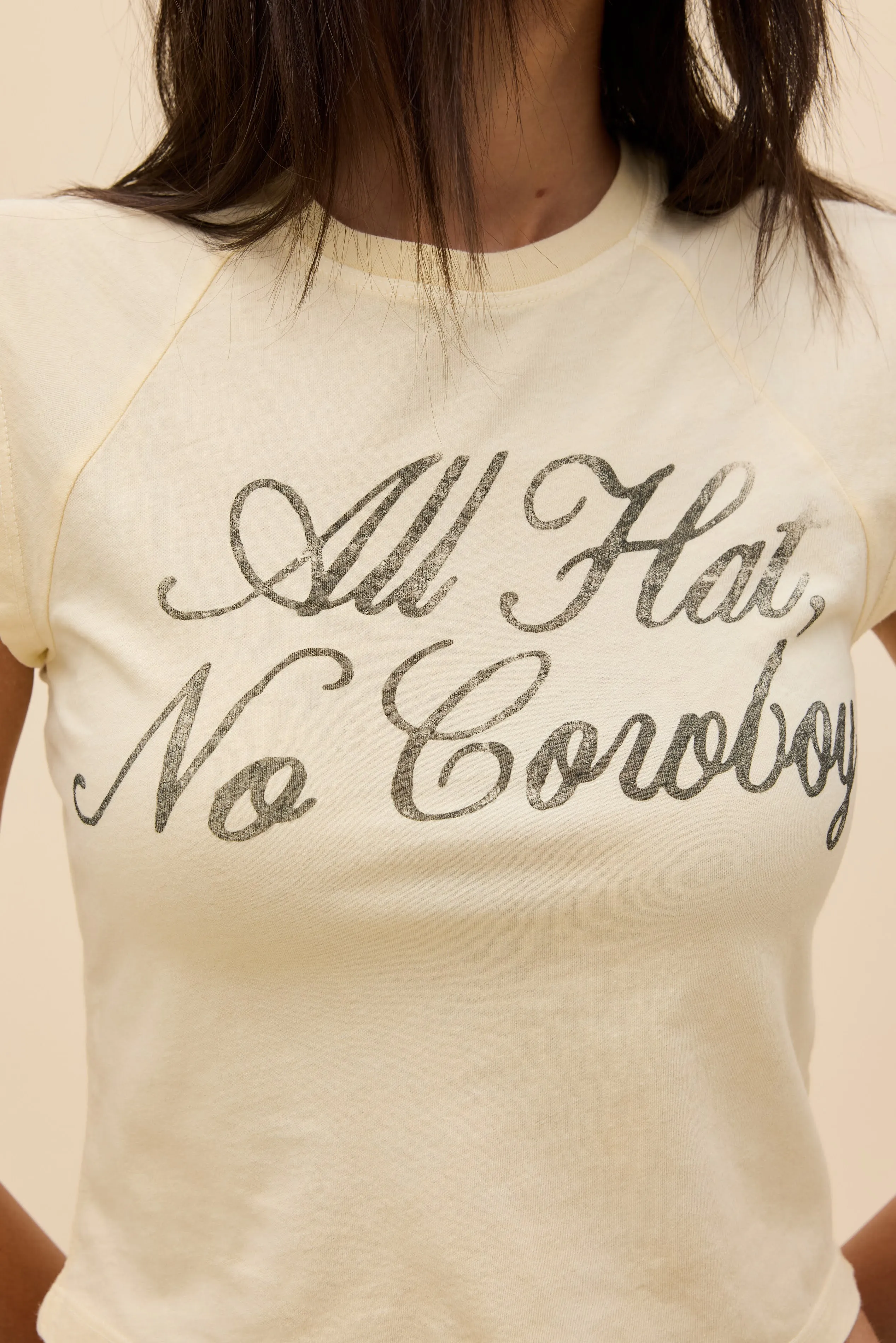 All Hat No Cowboy Raglan Tank sold by Daydreamer product image thumbnail 2