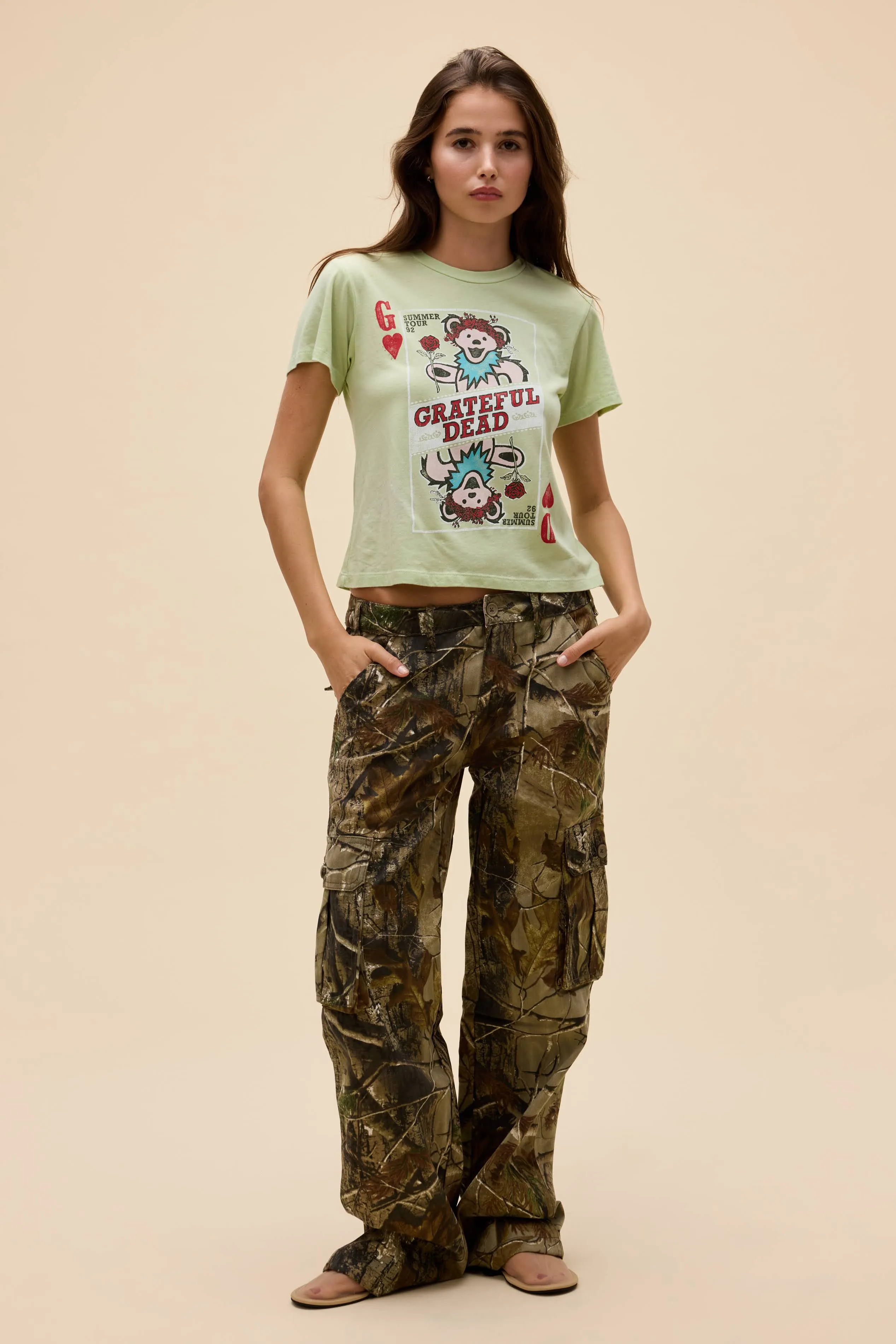 Grateful Dead Playing Card Burnout Vintage Tee sold by Daydreamer product image thumbnail 4