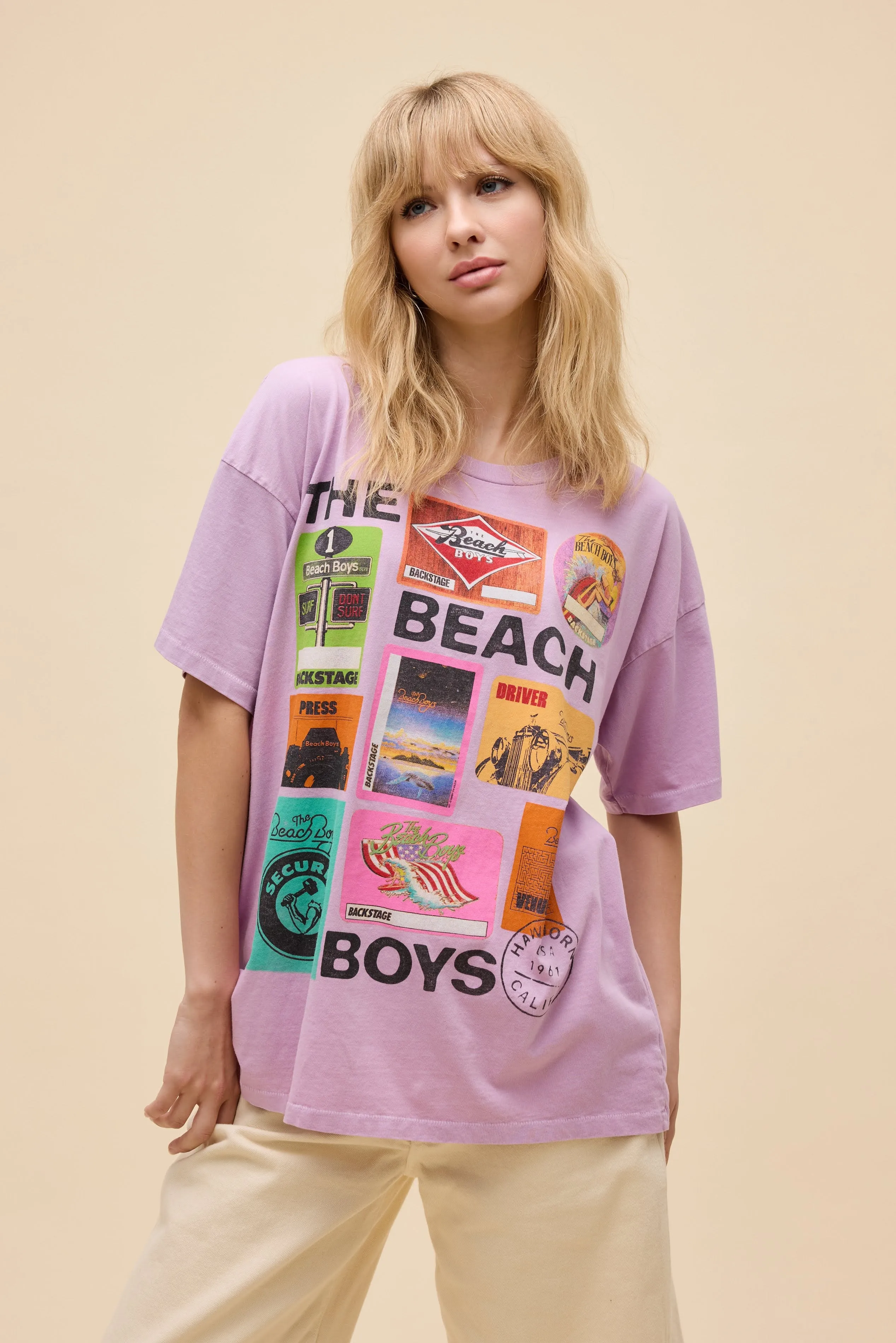 The Beach Boys Backstage Merch Tee sold by Daydreamer product image thumbnail 2