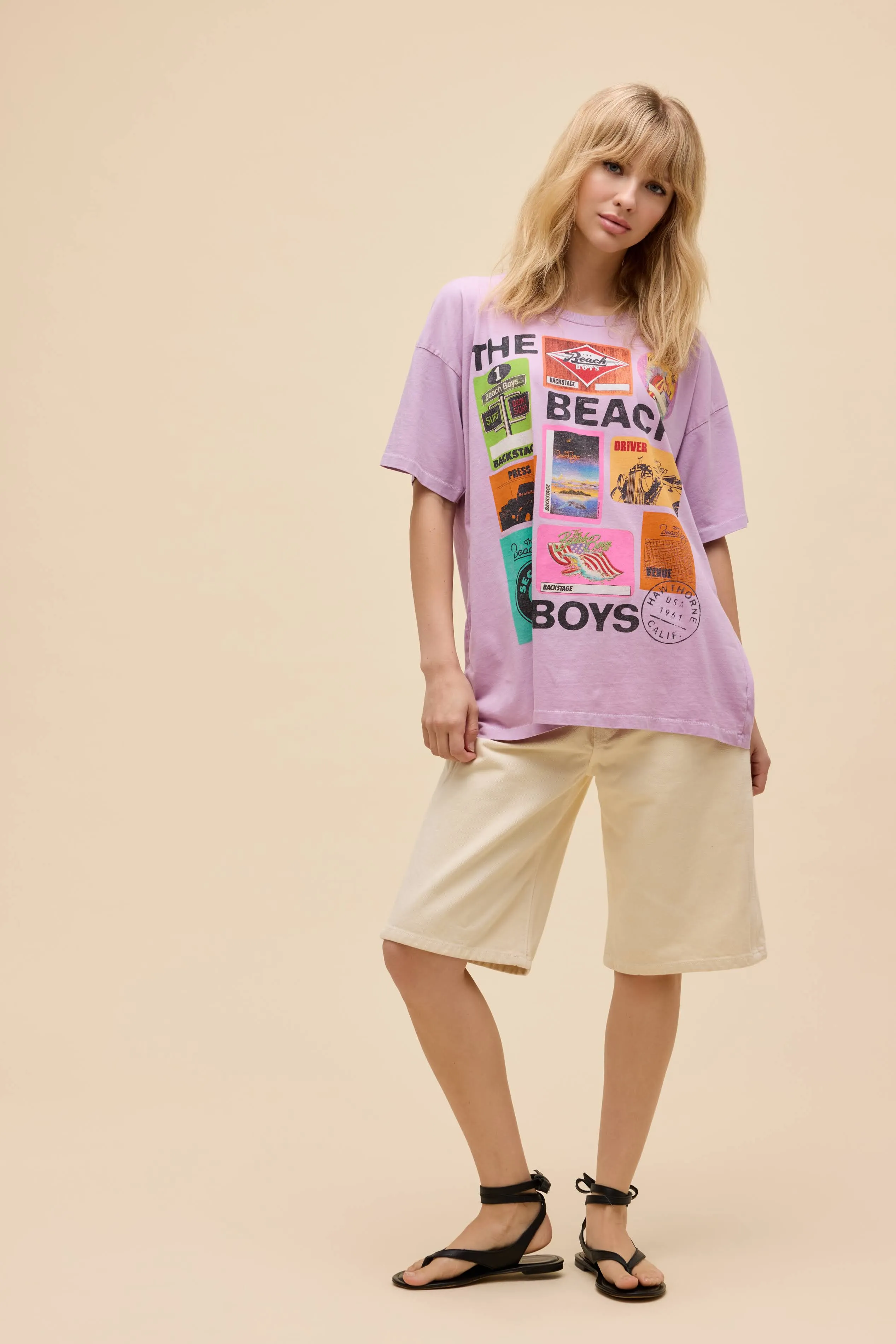 The Beach Boys Backstage Merch Tee sold by Daydreamer product image thumbnail 3