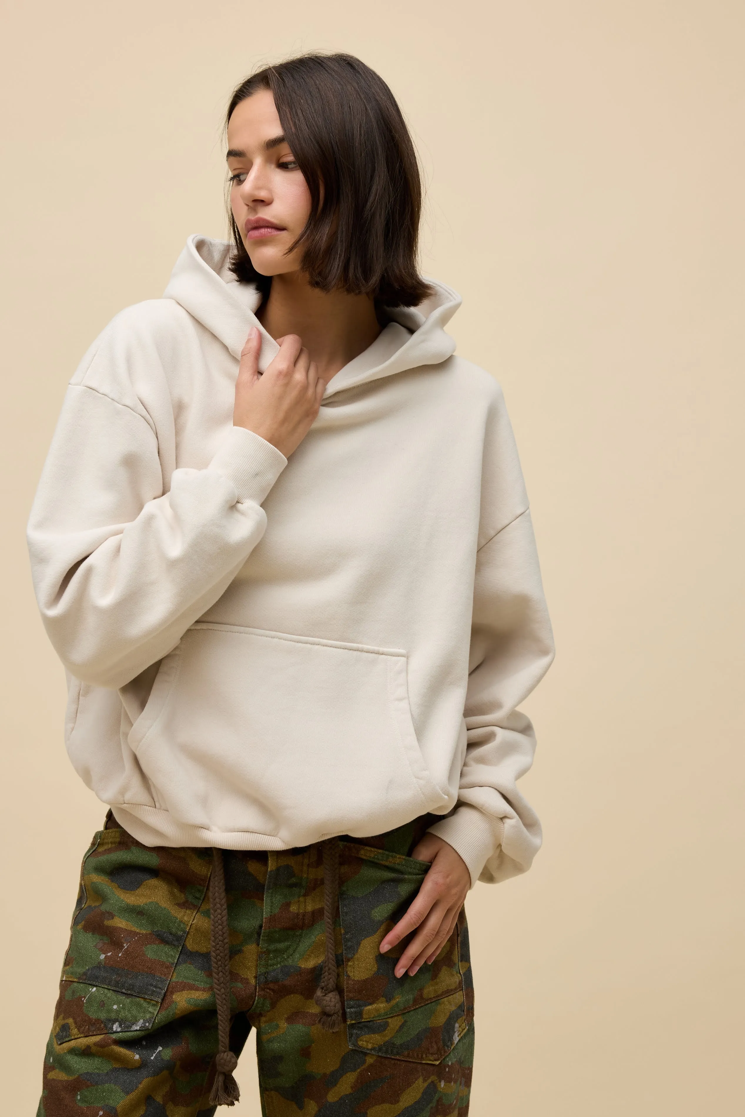 Solid Oversized Hoodie sold by Daydreamer product image thumbnail 3