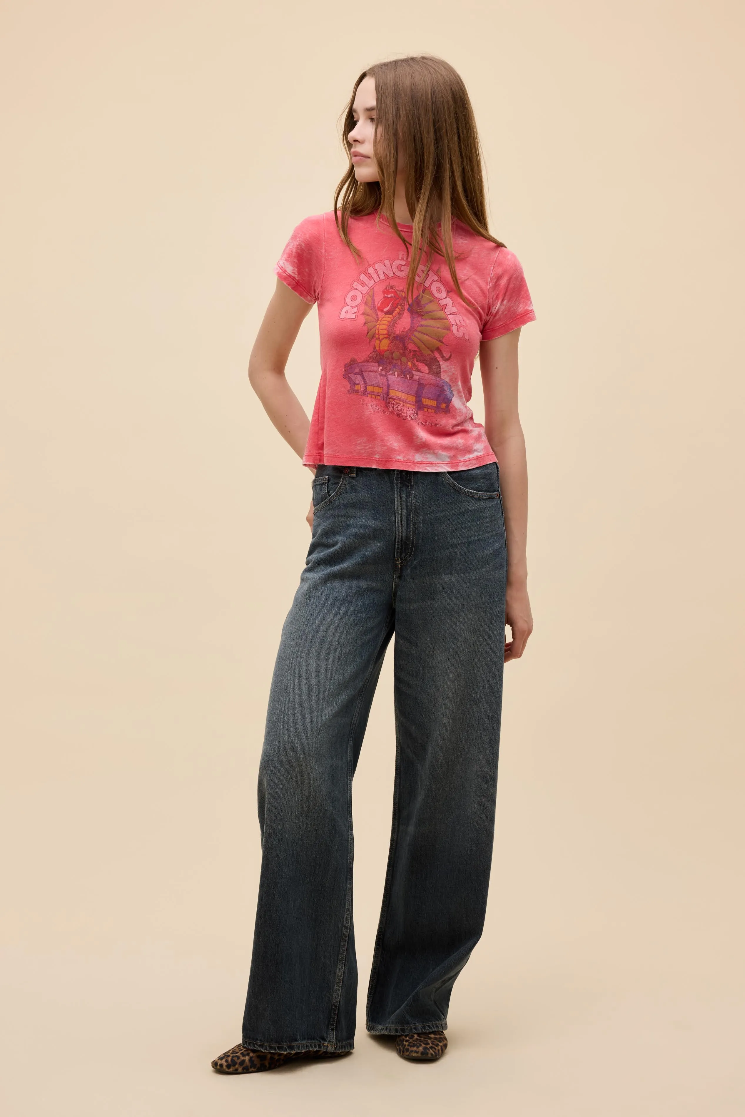 Rolling Stones Dragon Burnout Vintage Tee sold by Daydreamer product image thumbnail 3