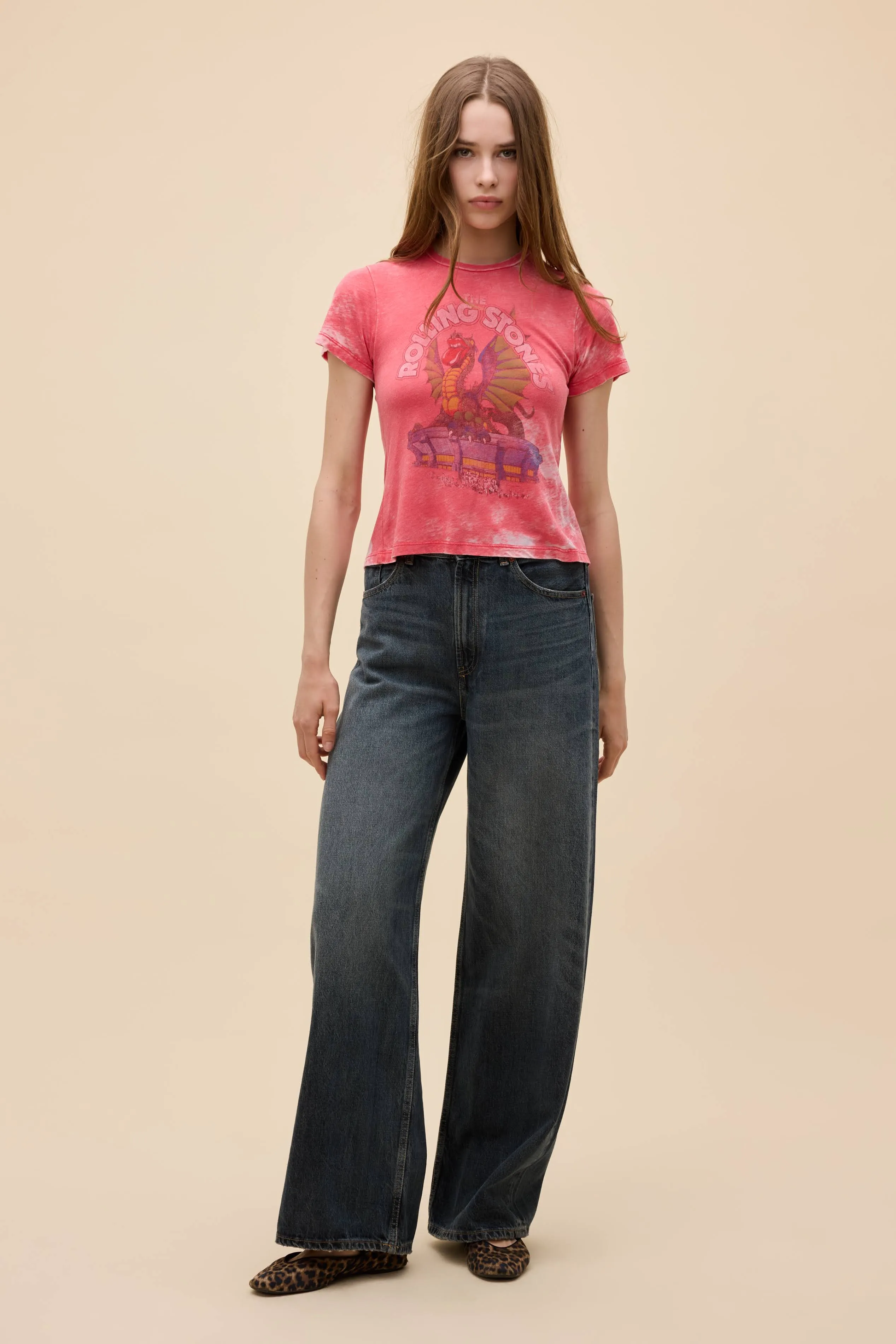 Rolling Stones Dragon Burnout Vintage Tee sold by Daydreamer product image thumbnail 4