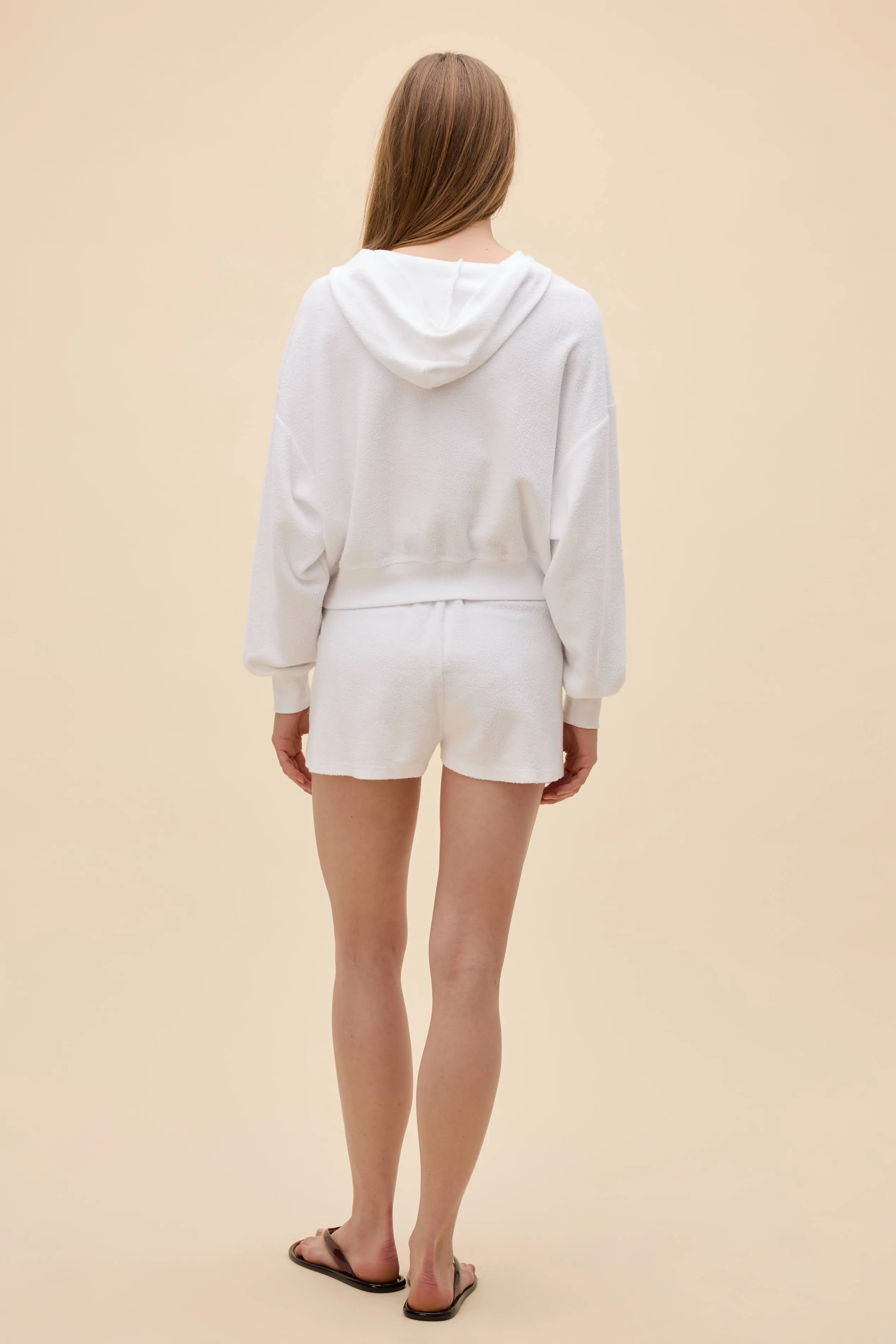 Solid Towel-Like Terry Meet & Greet Hoodie sold by Daydreamer product image thumbnail 4
