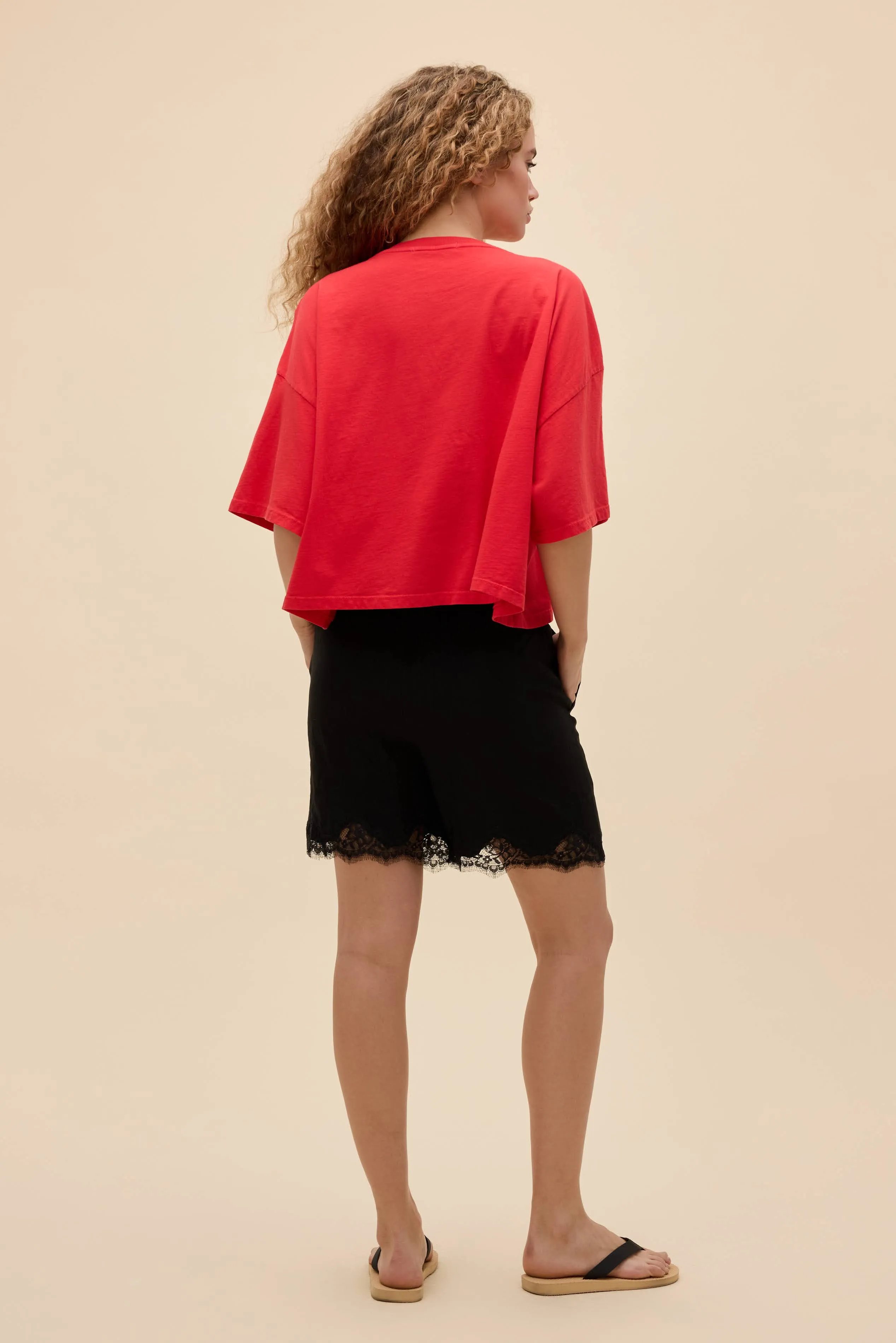 Solid Cropped OS Tee sold by Daydreamer product image thumbnail 3