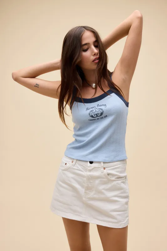 Siren Song Pointelle 90s Tank made by Daydreamer