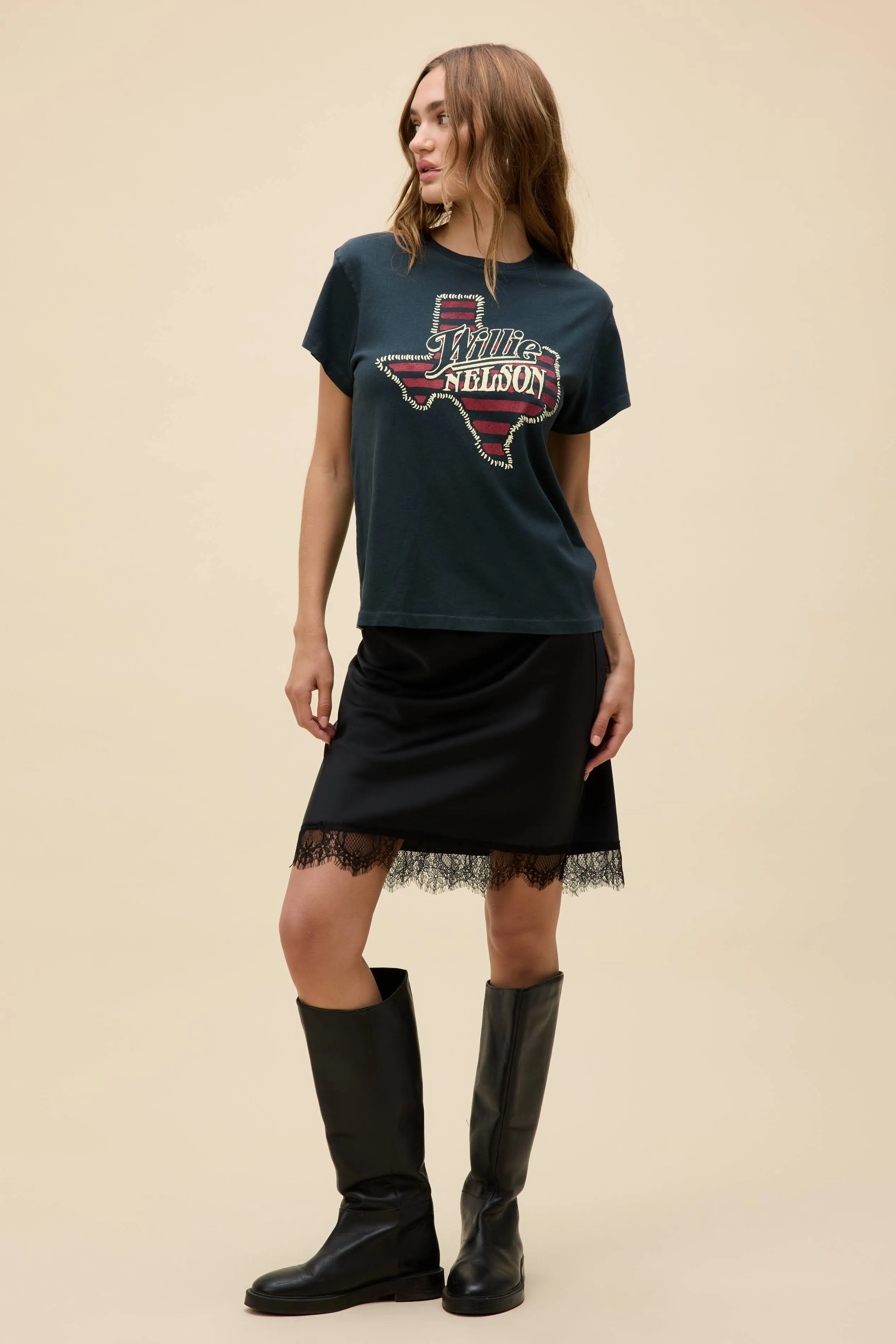 Willie Nelson Texas Stripes Tour Tee sold by Daydreamer product image thumbnail 4