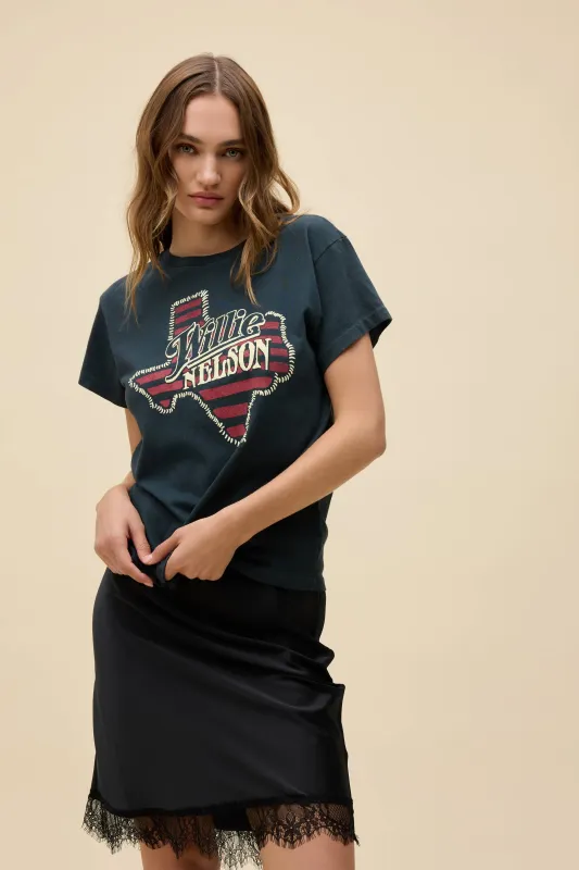 Willie Nelson Texas Stripes Tour Tee made by Daydreamer
