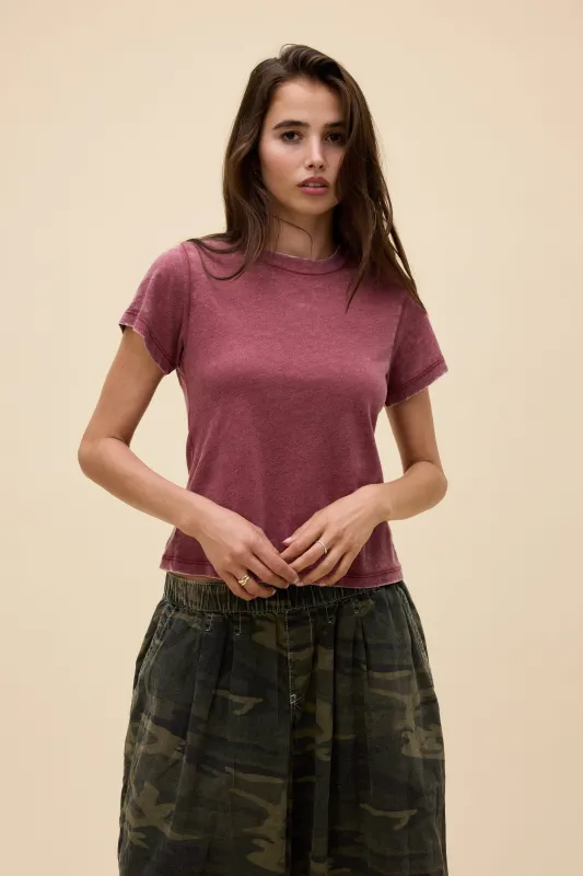Solid Burnout Vintage Tee made by Daydreamer