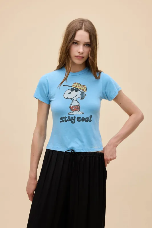 Peanuts Stay Cool Burnout Vintage Tee made by Daydreamer