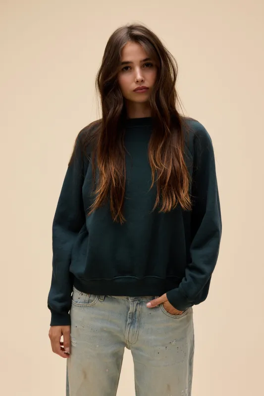 Solid Shrunken Raglan Sweatshirt made by Daydreamer