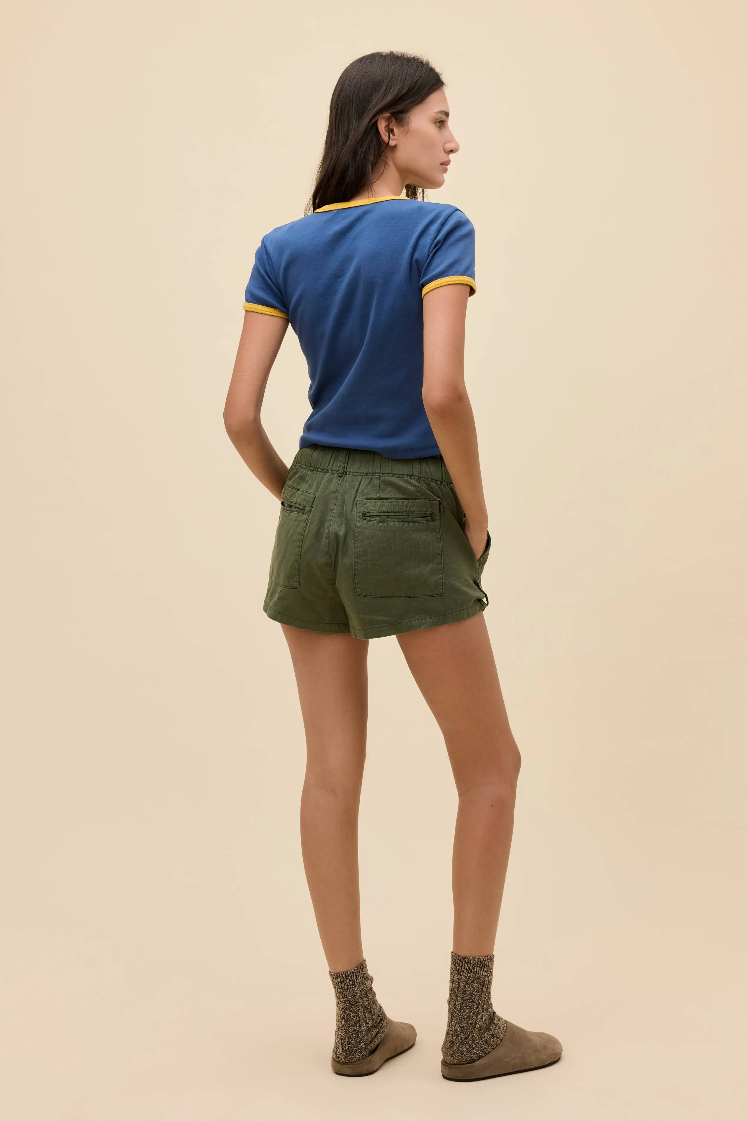 Don't Follow Me Slim Ringer Tee sold by Daydreamer product image thumbnail 5