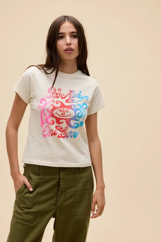 Bob Marley One Love Gradient Vintage Tee made by Daydreamer