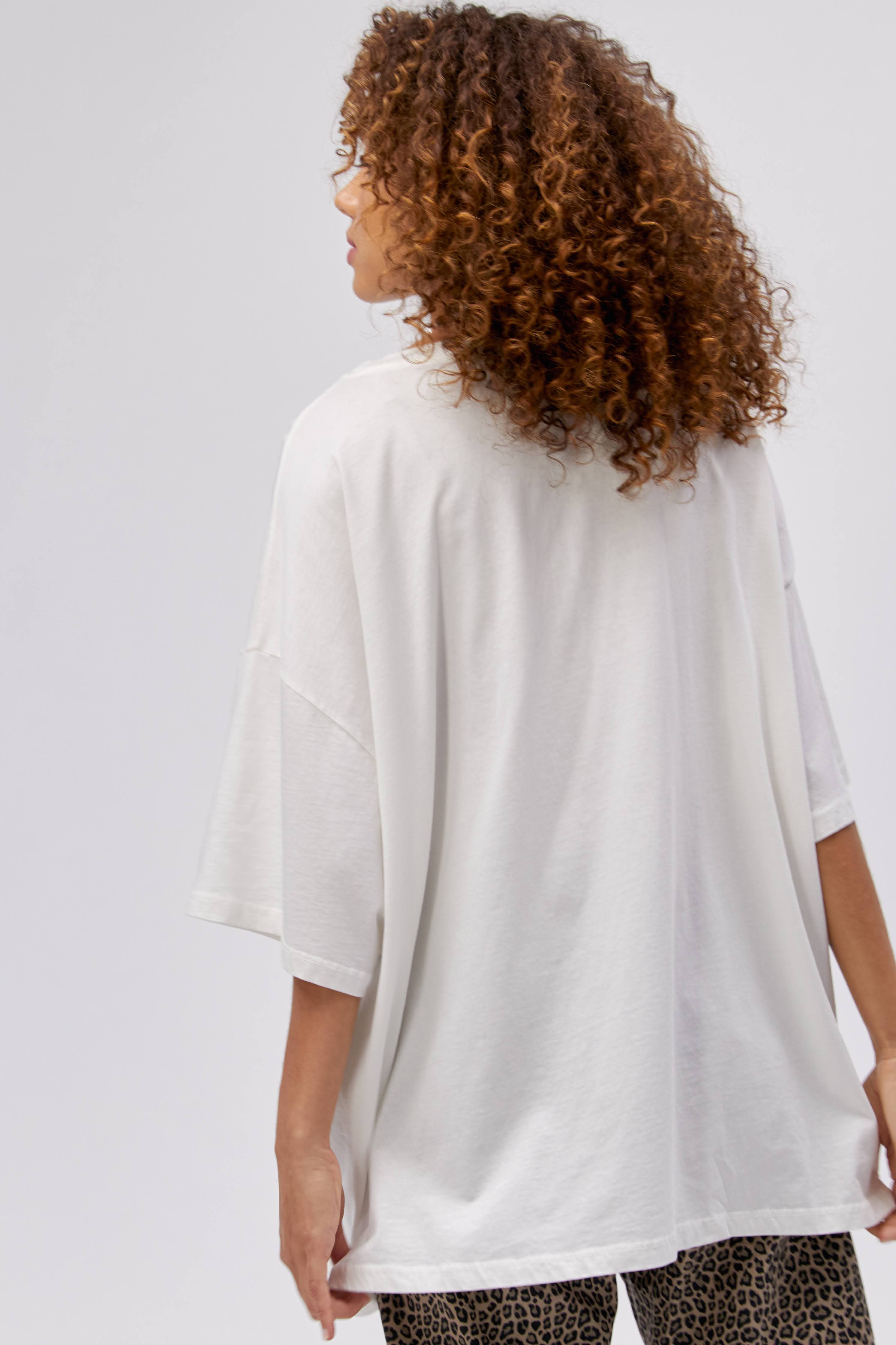 Sun Records x Elvis Repeat OS Tee in Vintage White sold by Daydreamer product image thumbnail 2