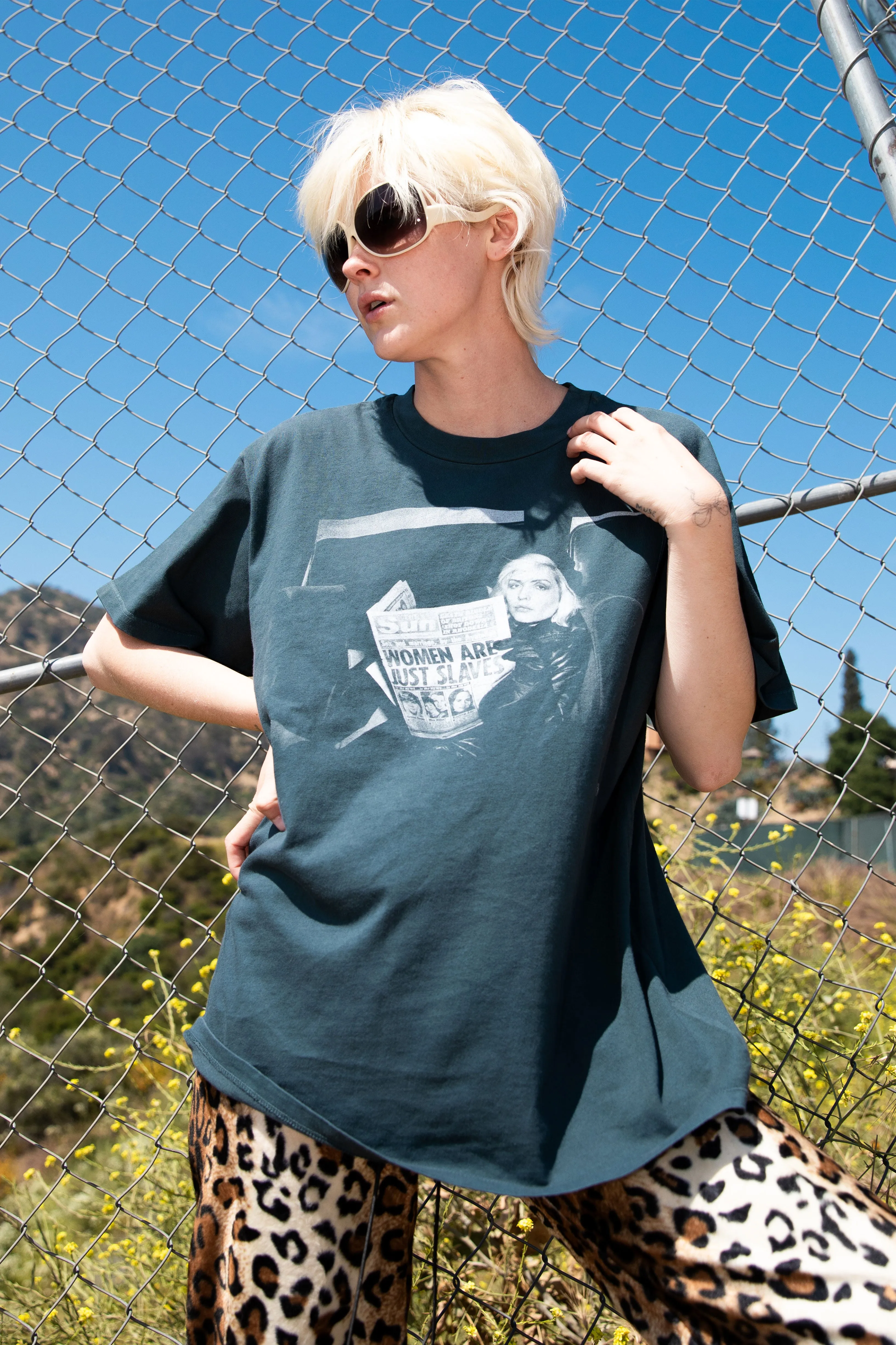 Chris Stein Debbie Newspaper Photo Weekend Tee sold by Daydreamer product image thumbnail 3