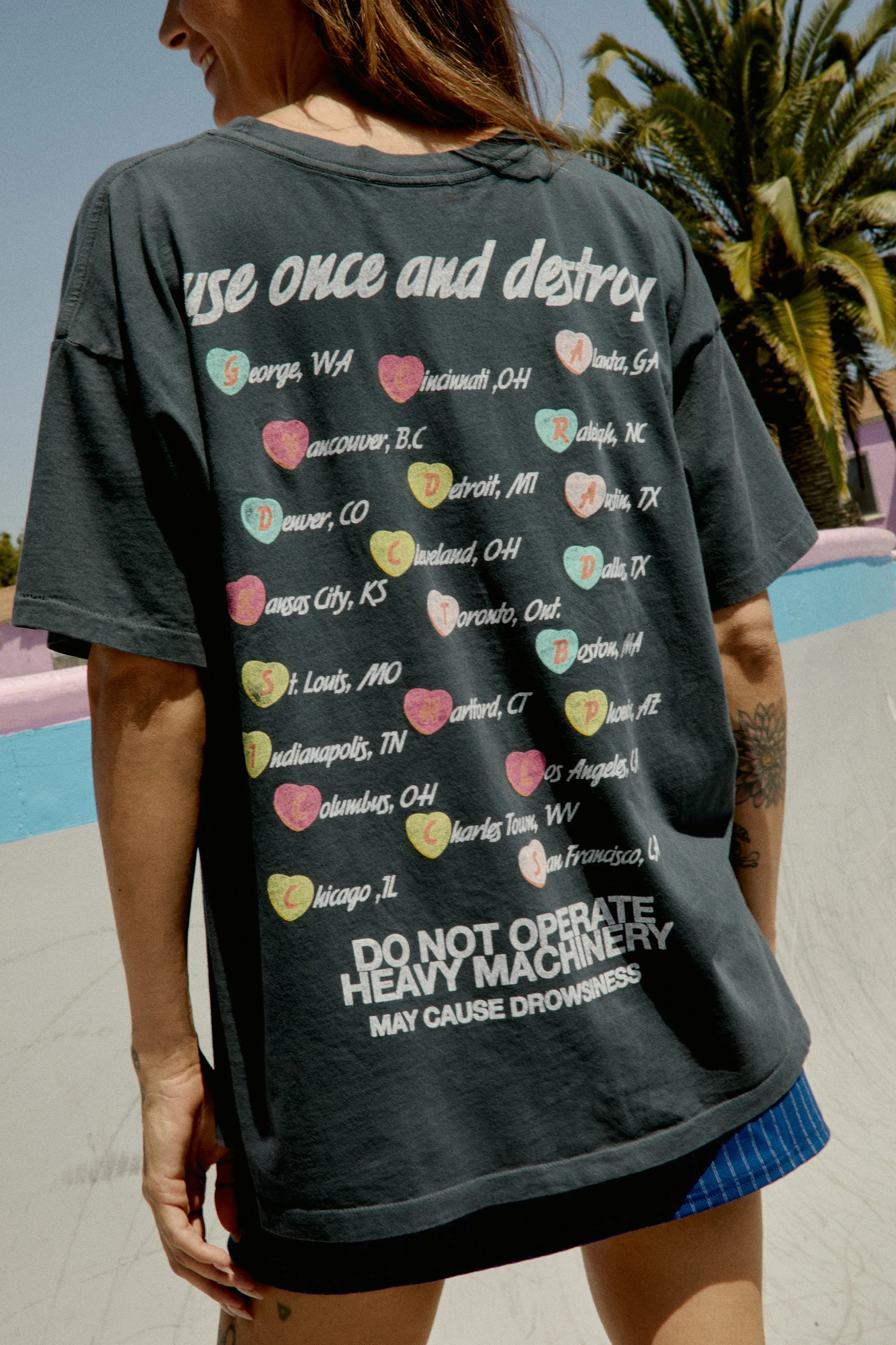 Hole Live Through This Merch Tee in Vintage Black sold by Daydreamer product image thumbnail 5