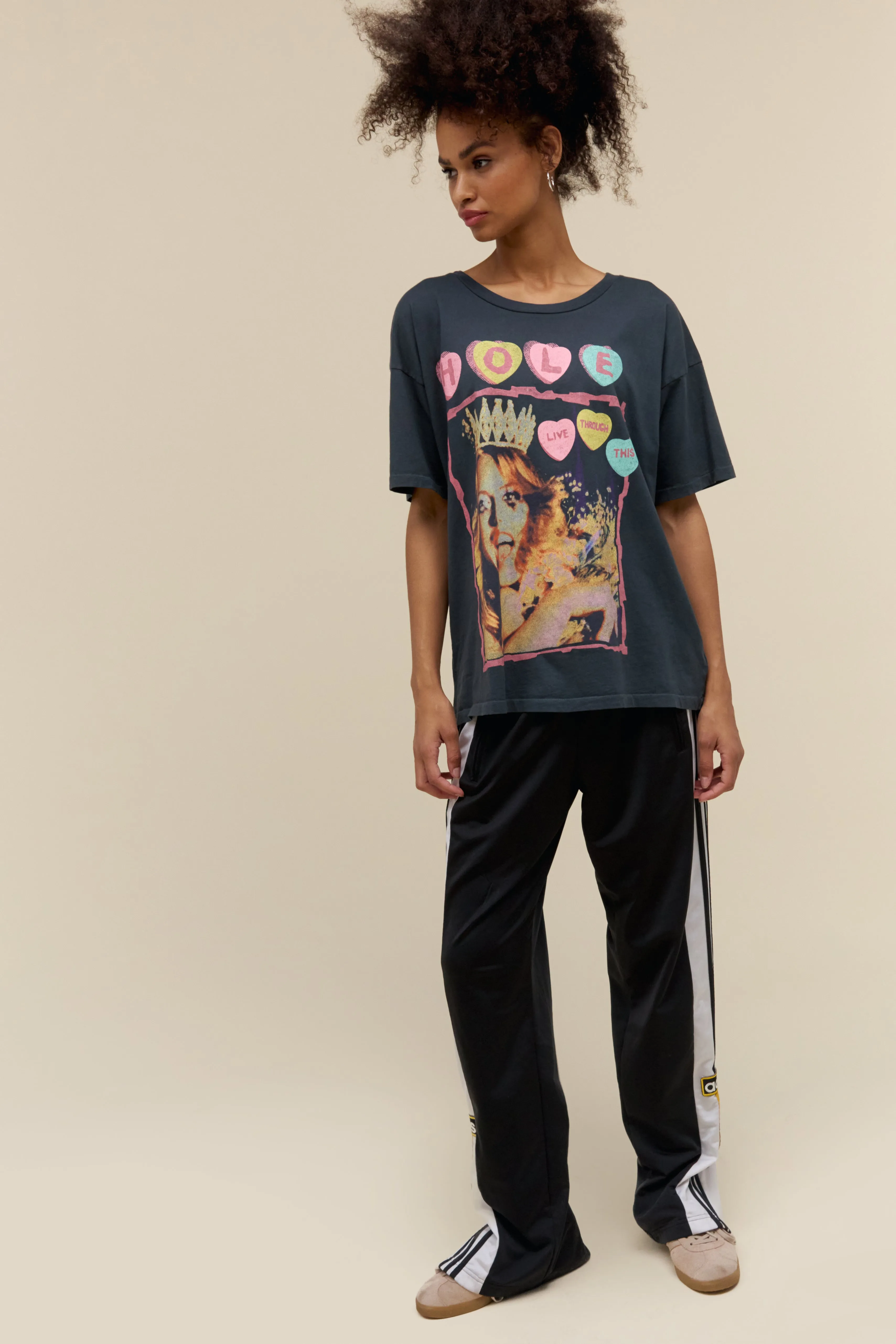 Hole Live Through This Merch Tee in Vintage Black sold by Daydreamer