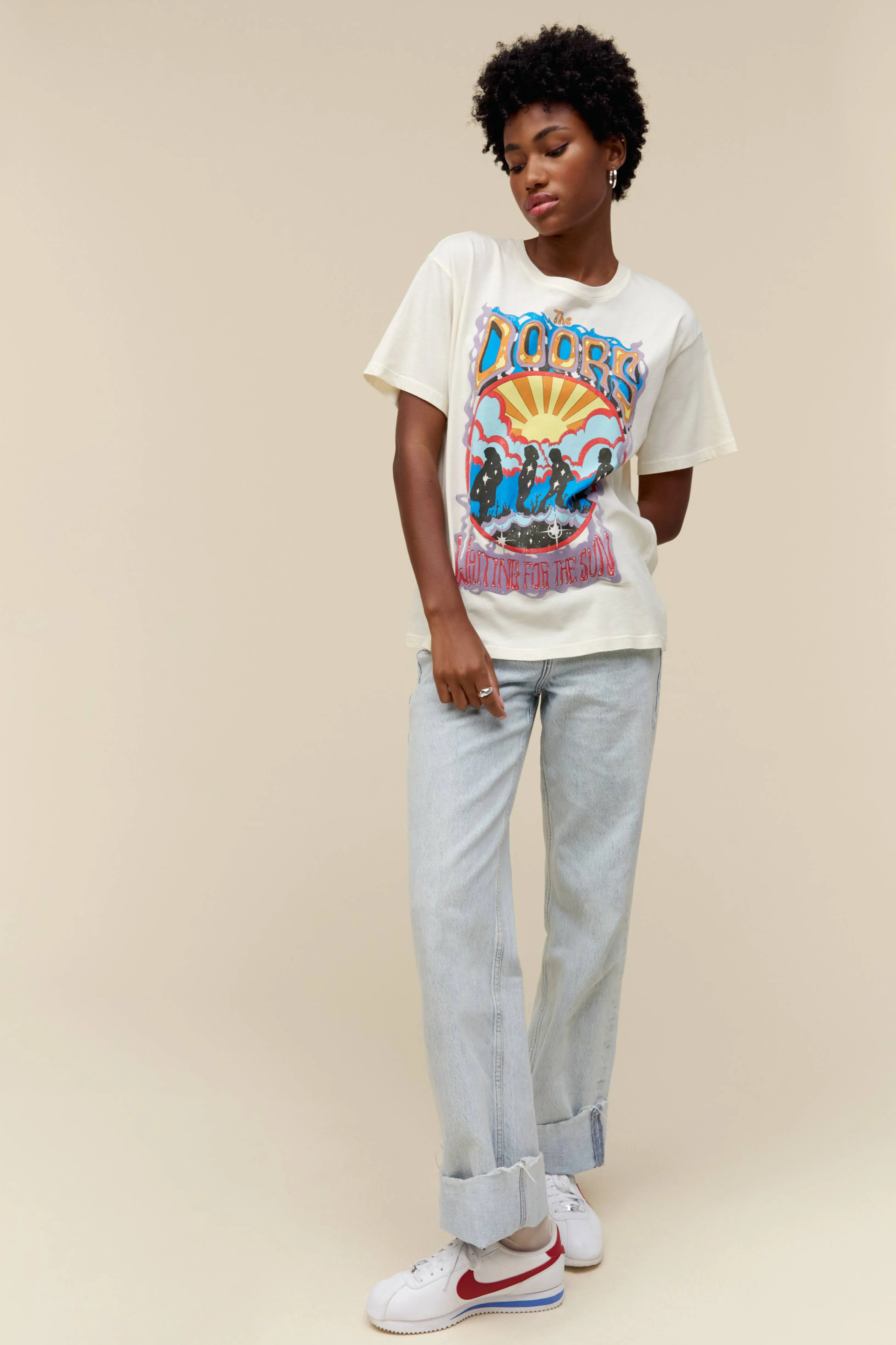 The Doors Waiting for the Sun Boyfriend Tee sold by Daydreamer product image thumbnail 2