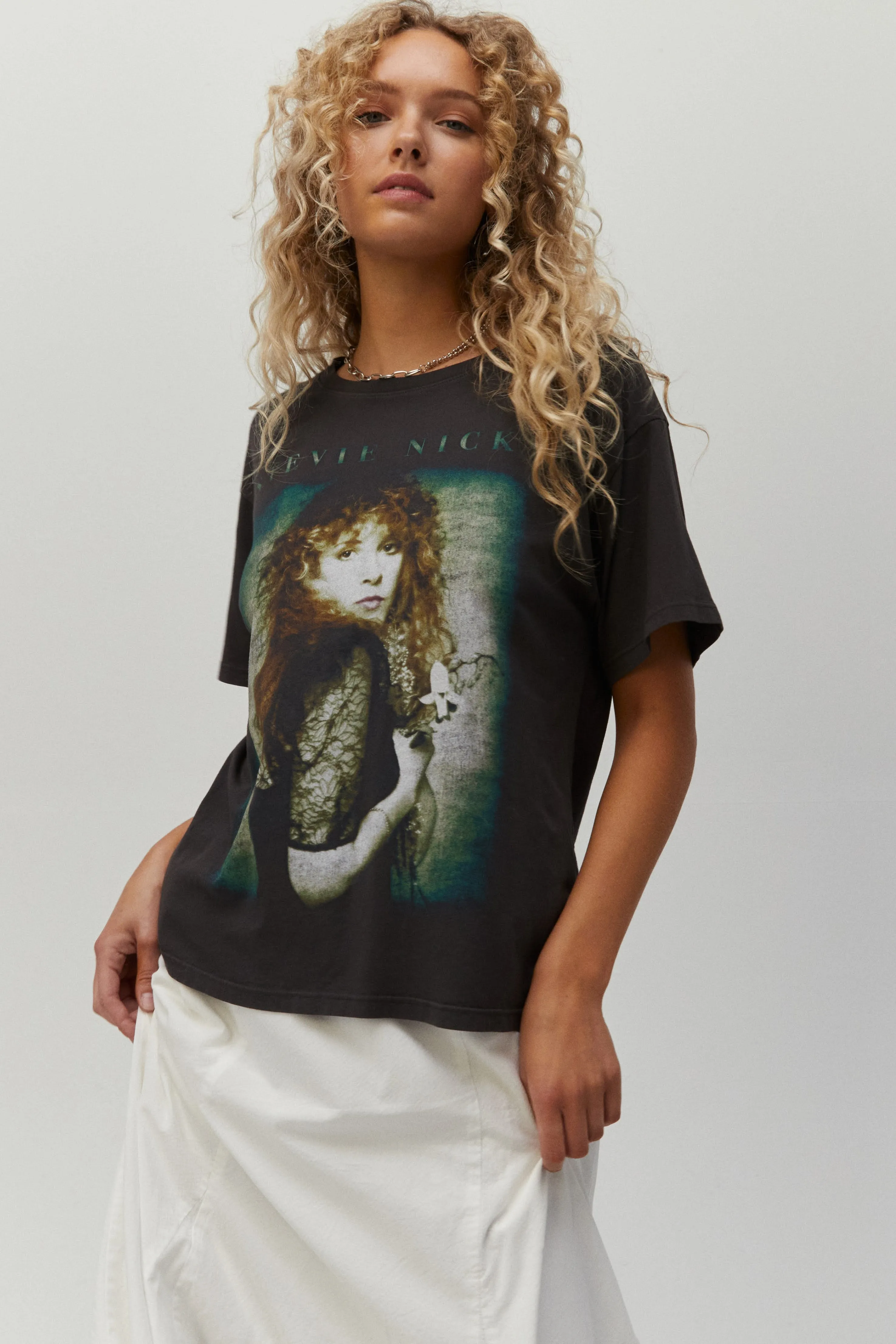 Stevie Nicks Photo Boyfriend Tee sold by Daydreamer