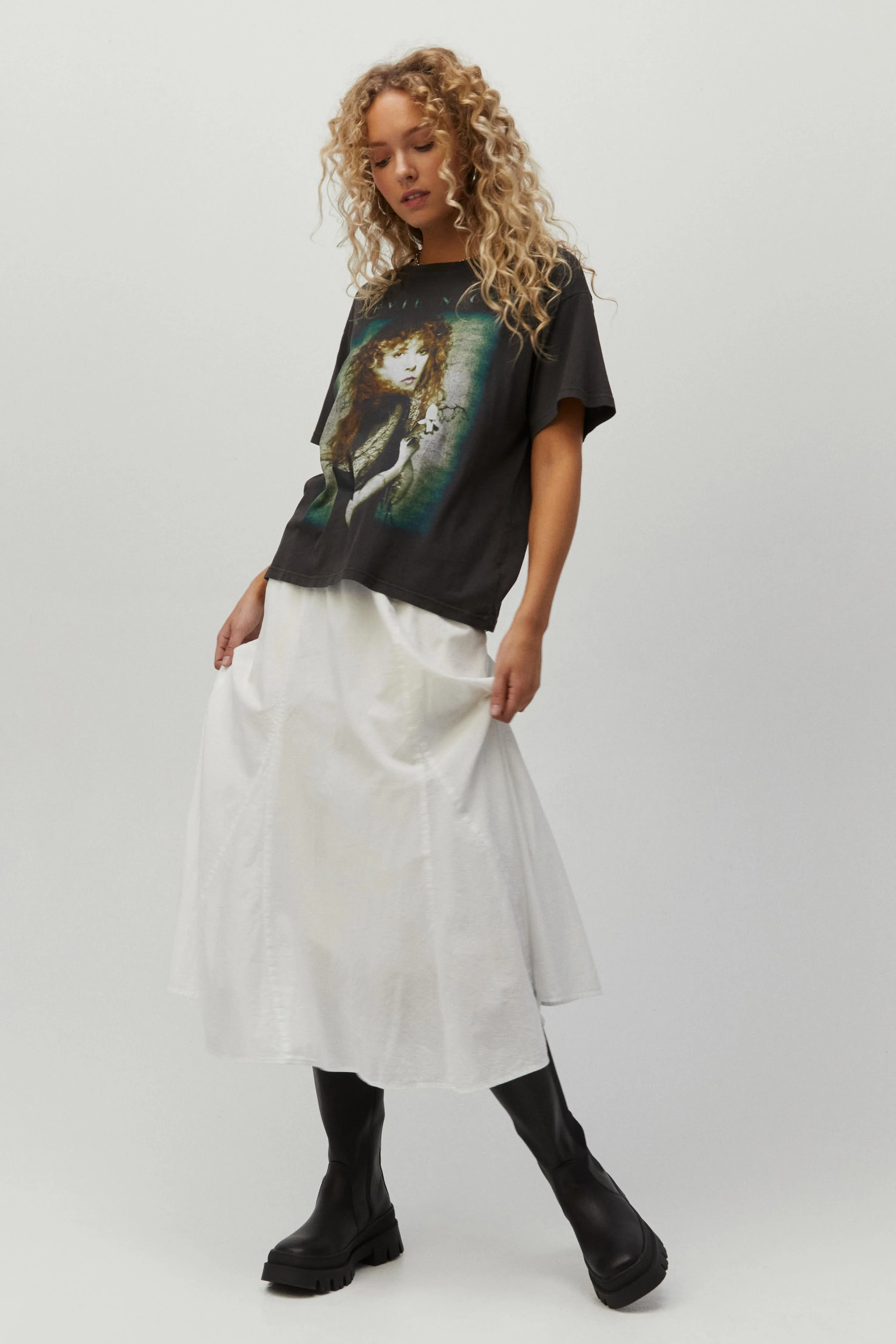 Stevie Nicks Photo Boyfriend Tee sold by Daydreamer product image thumbnail 3