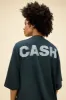 Johnny Cash Silhouette OS Tee sold by Daydreamer