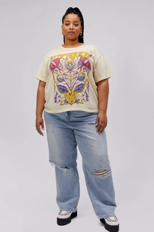 Fleetwood Mac Butterflies Reverse GF Tee in Parchment ES sold by Daydreamer