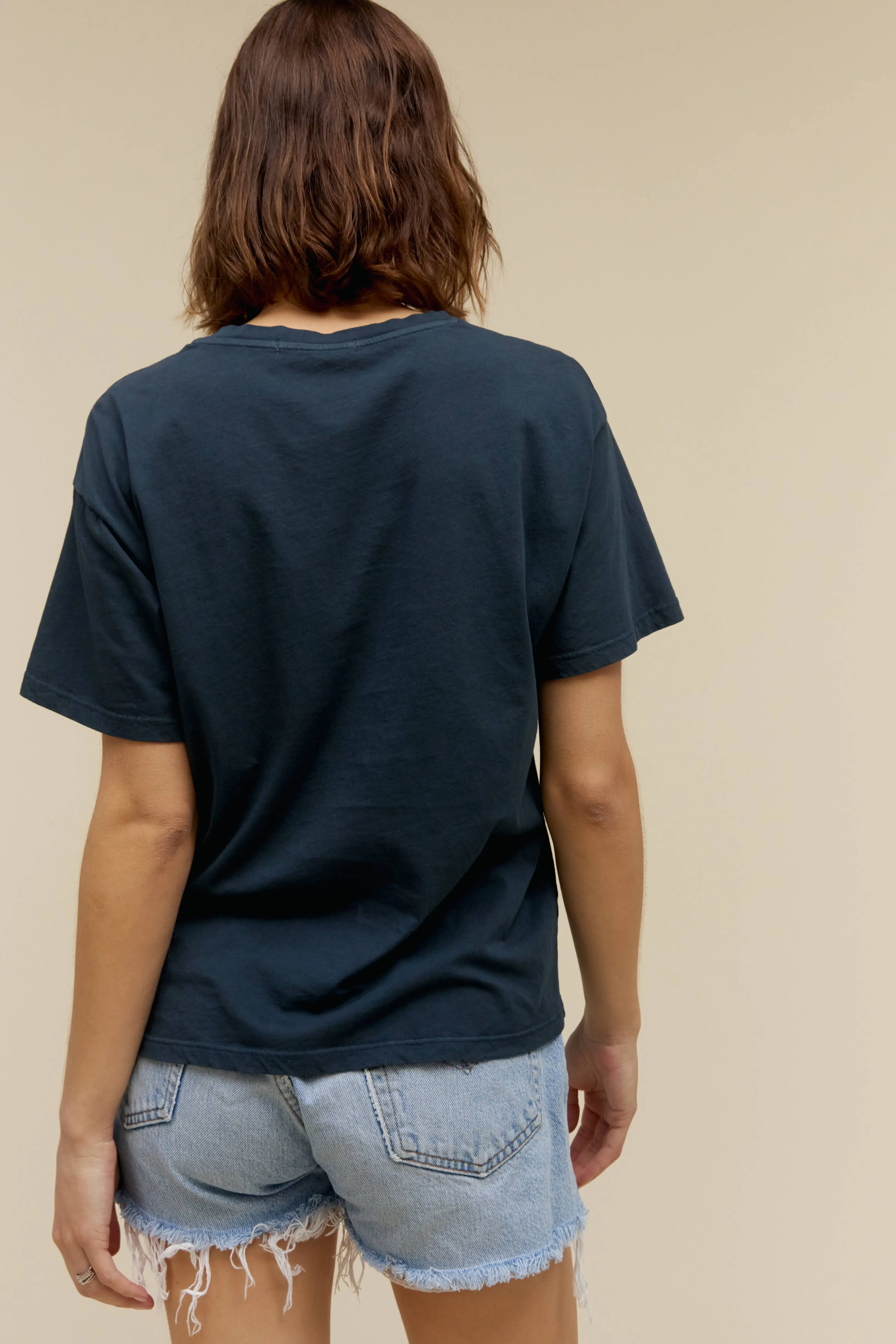 Johnny Cash A Man Comes Around Boyfriend Tee in Vintage Black sold by Daydreamer product image thumbnail 4