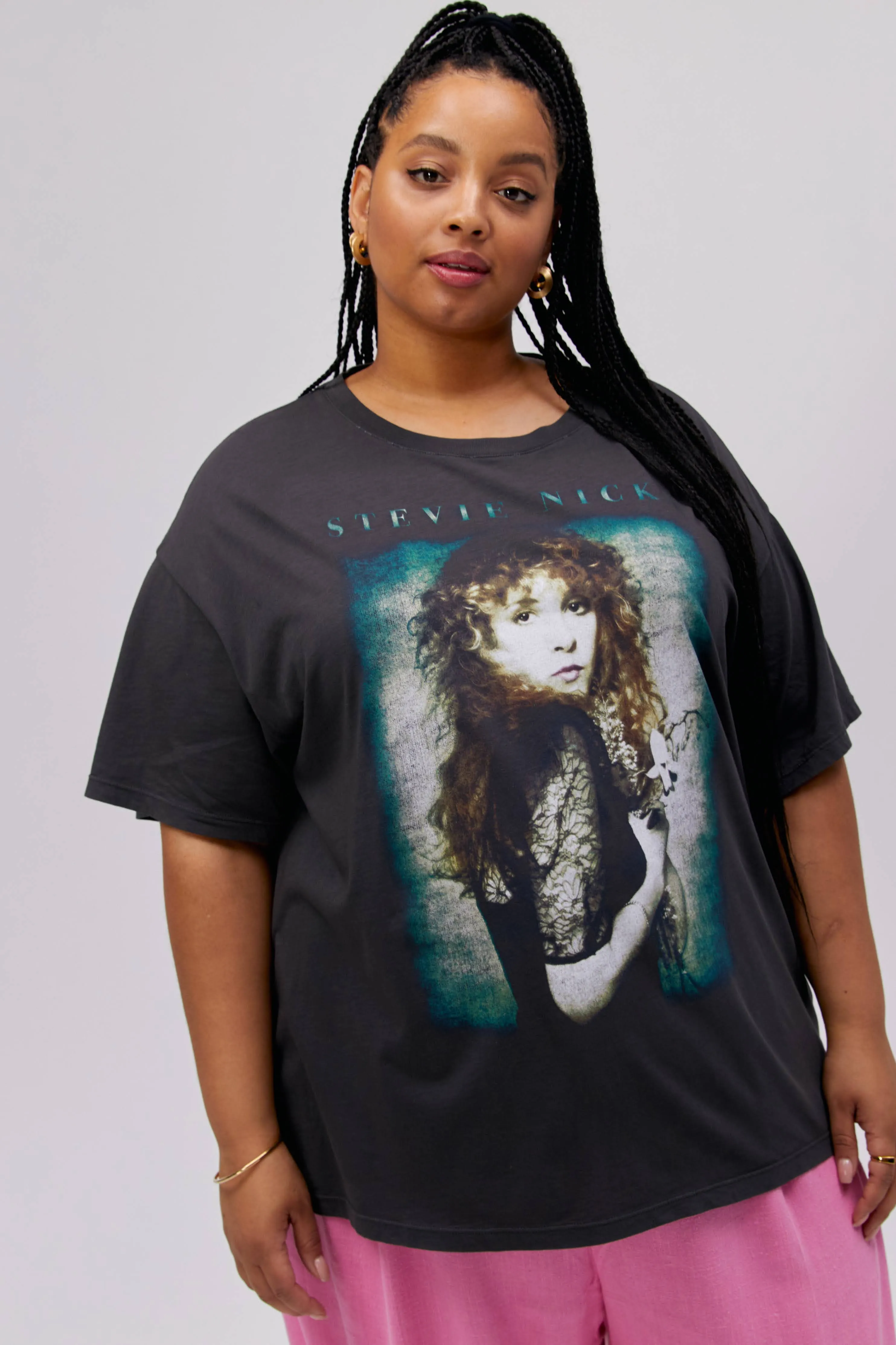 Stevie Nicks Photo Boyfriend Tee ES sold by Daydreamer