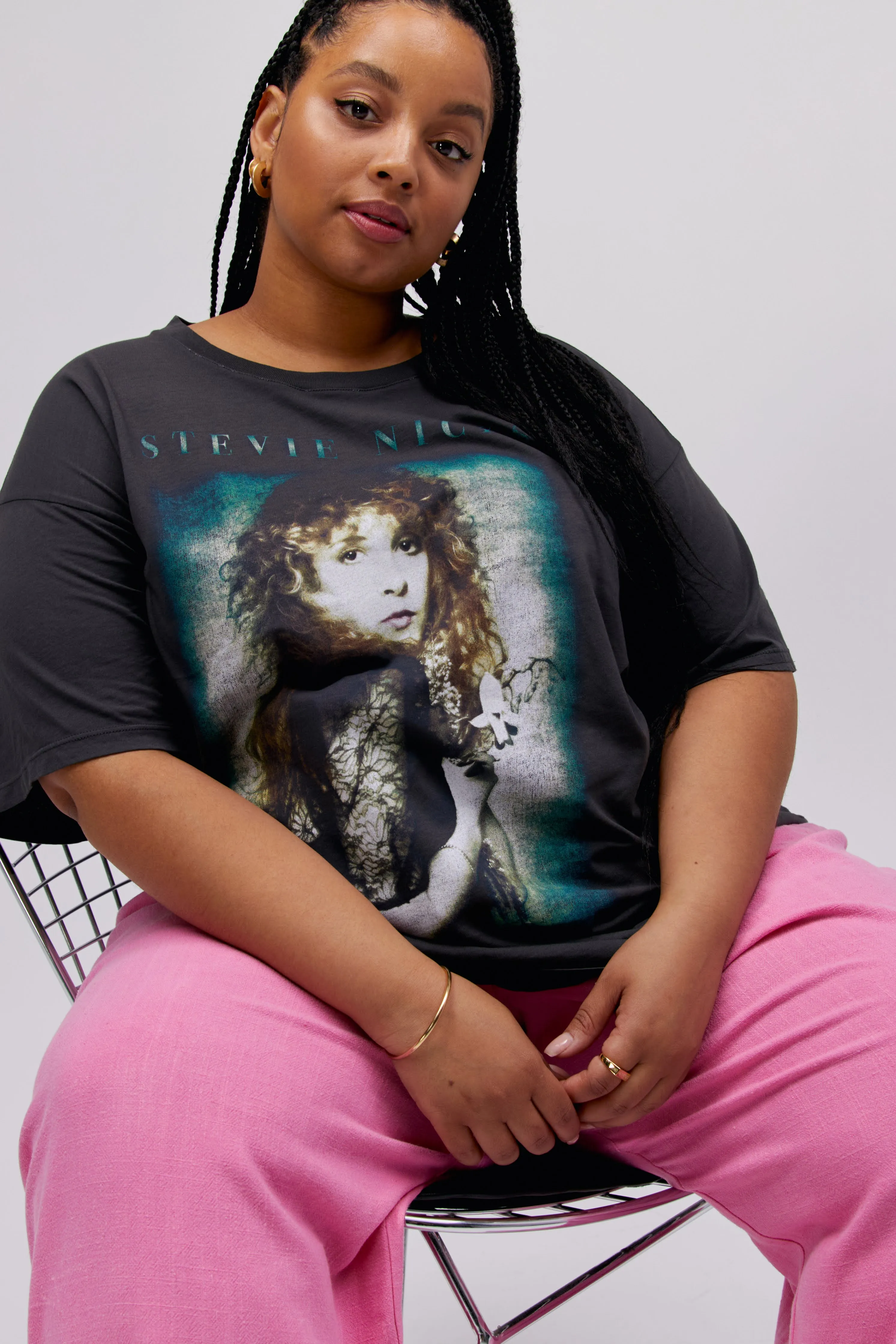 Stevie Nicks Photo Boyfriend Tee ES sold by Daydreamer product image thumbnail 2