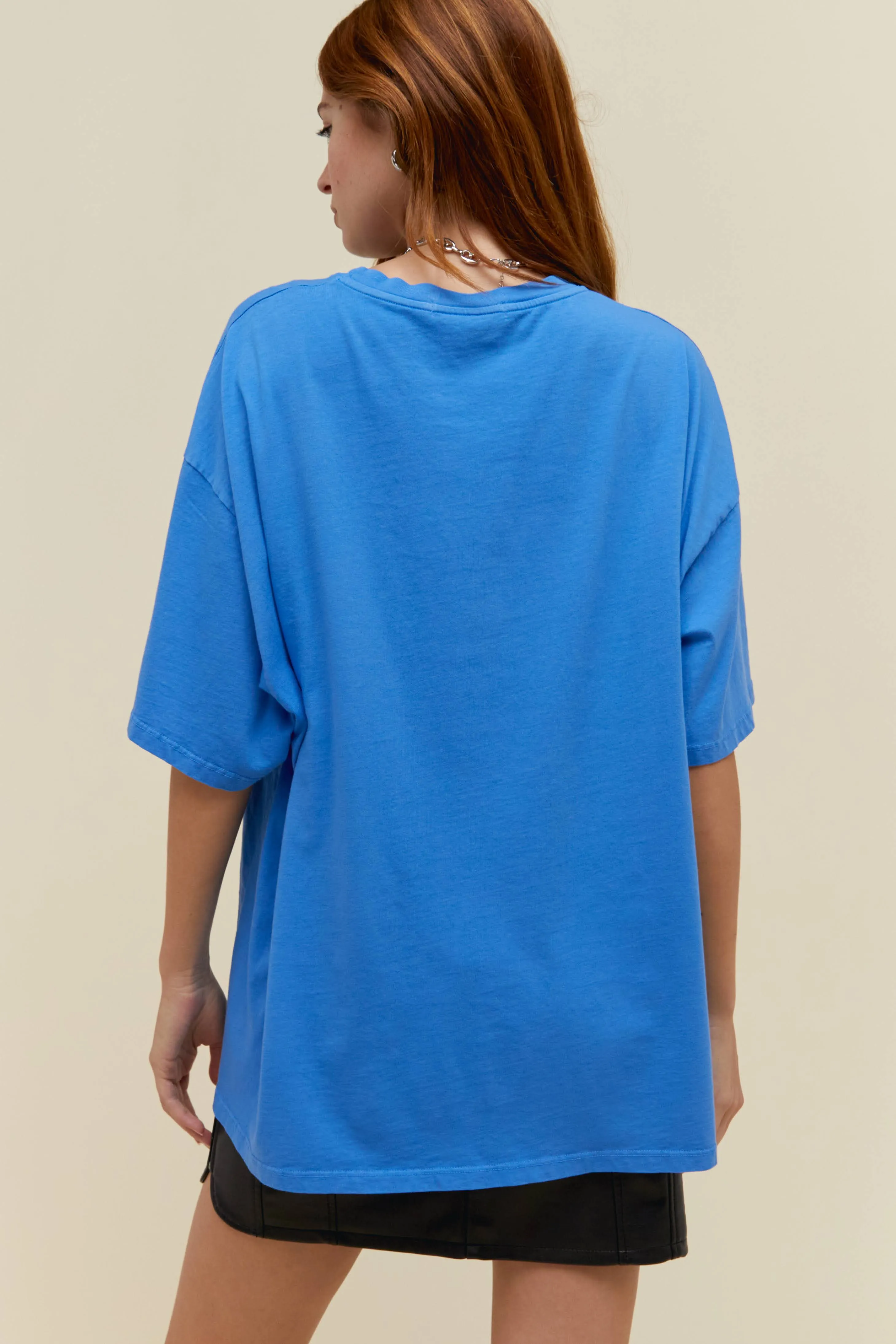 Willie Nelson One Night Only OS Tee in Azure Blue sold by Daydreamer product image thumbnail 2