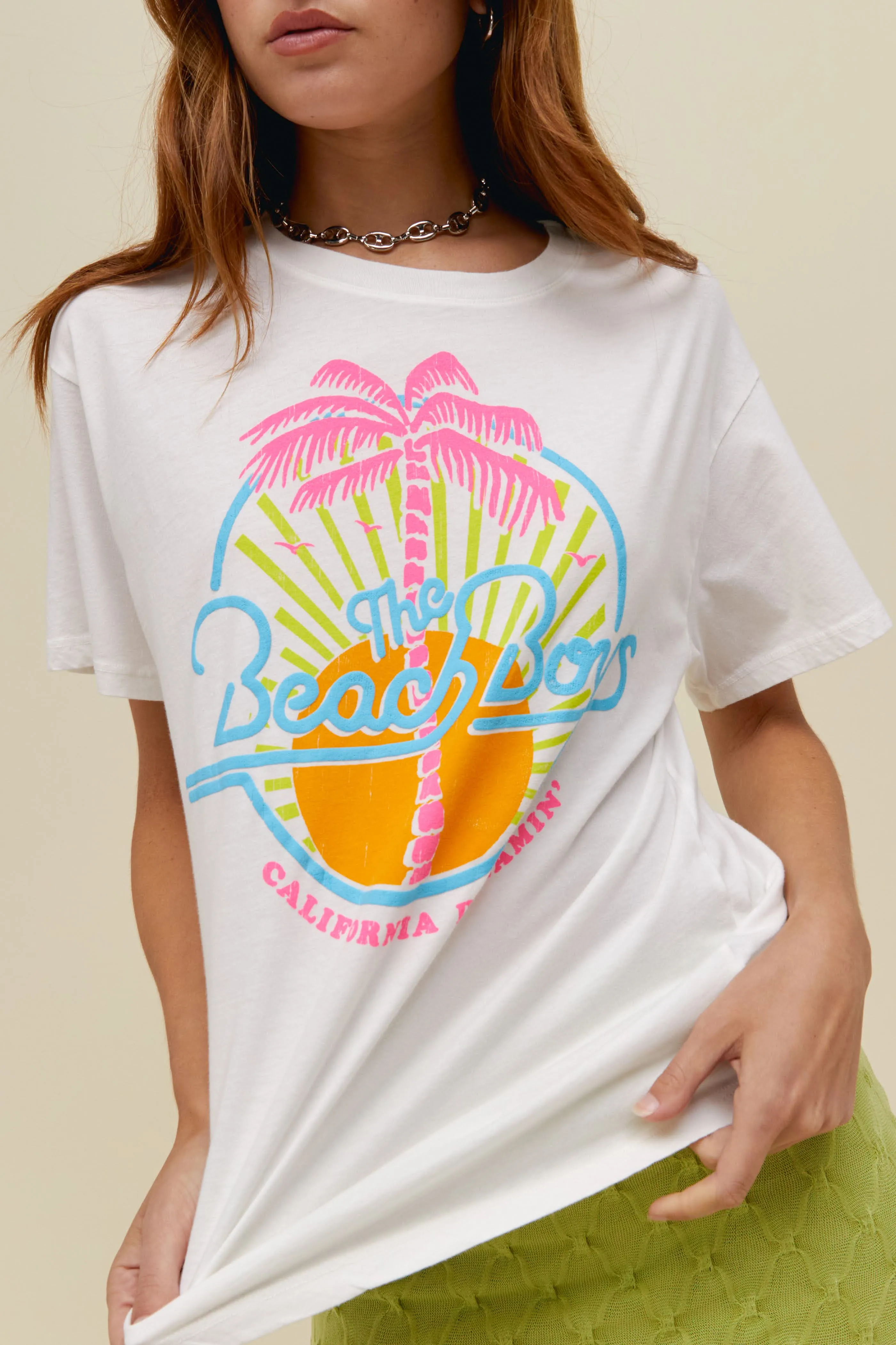 The Beach Boys California Dreamin' Boyfriend Tee sold by Daydreamer product image thumbnail 2