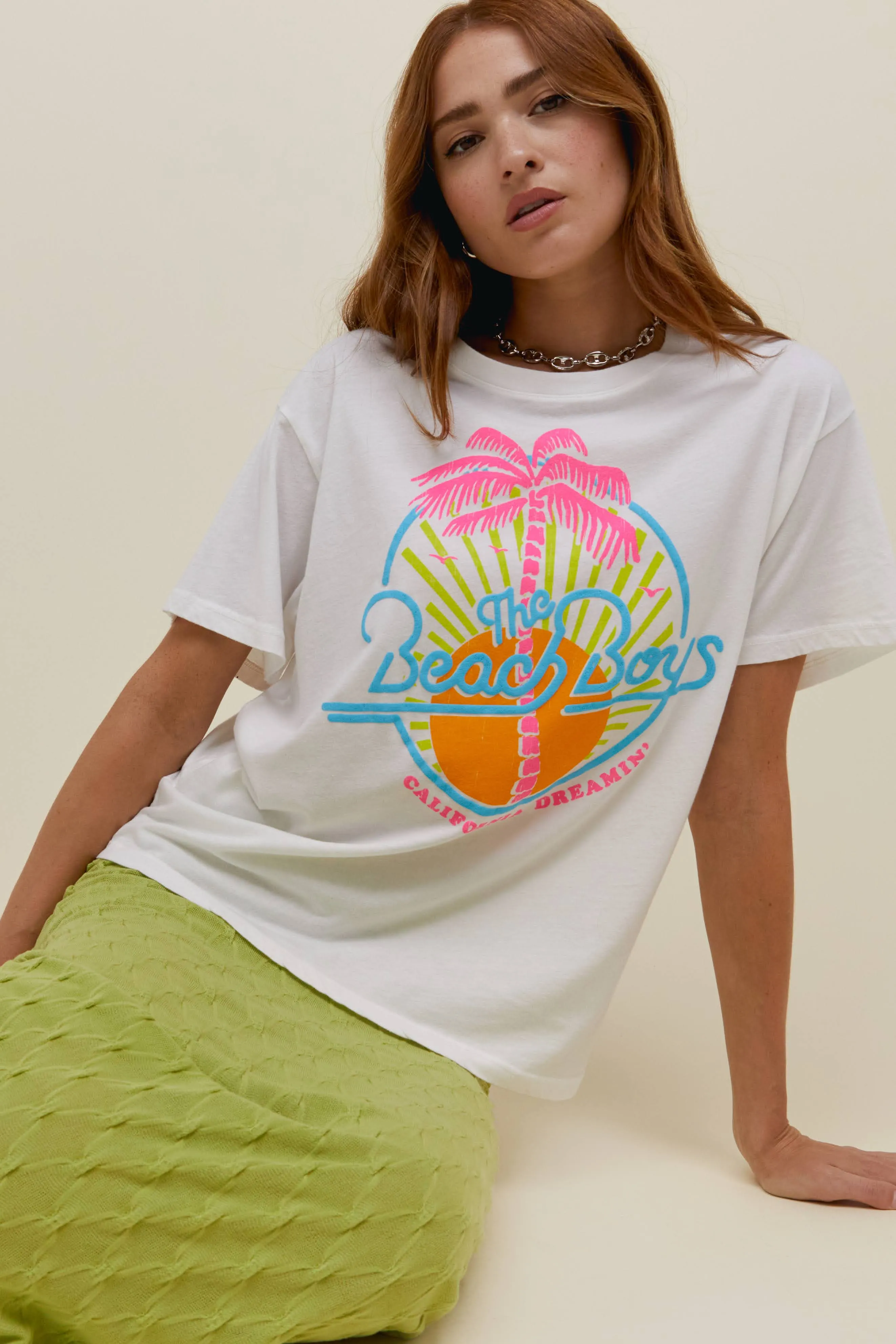 The Beach Boys California Dreamin' Boyfriend Tee sold by Daydreamer product image thumbnail 3