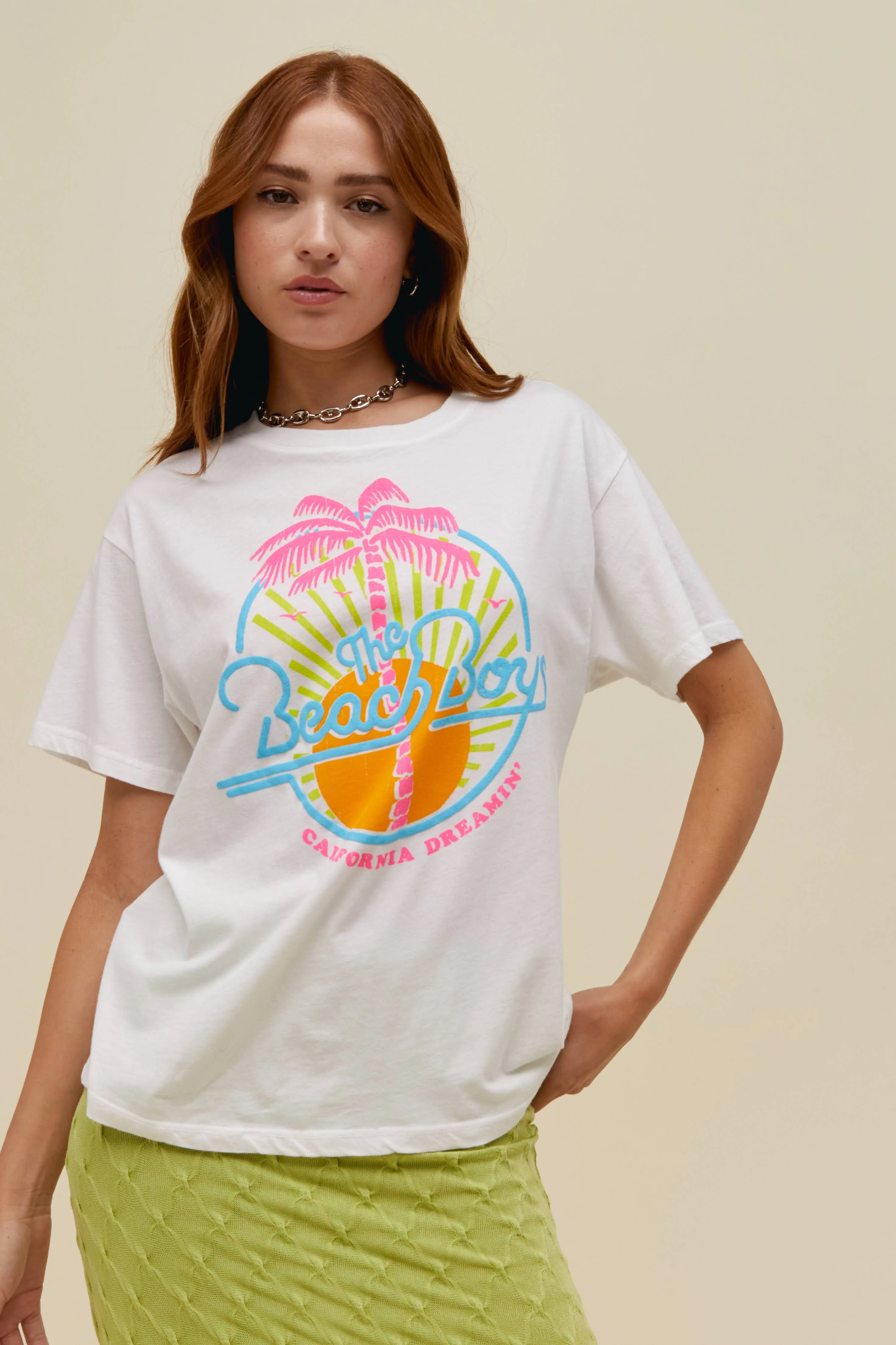 The Beach Boys California Dreamin' Boyfriend Tee sold by Daydreamer