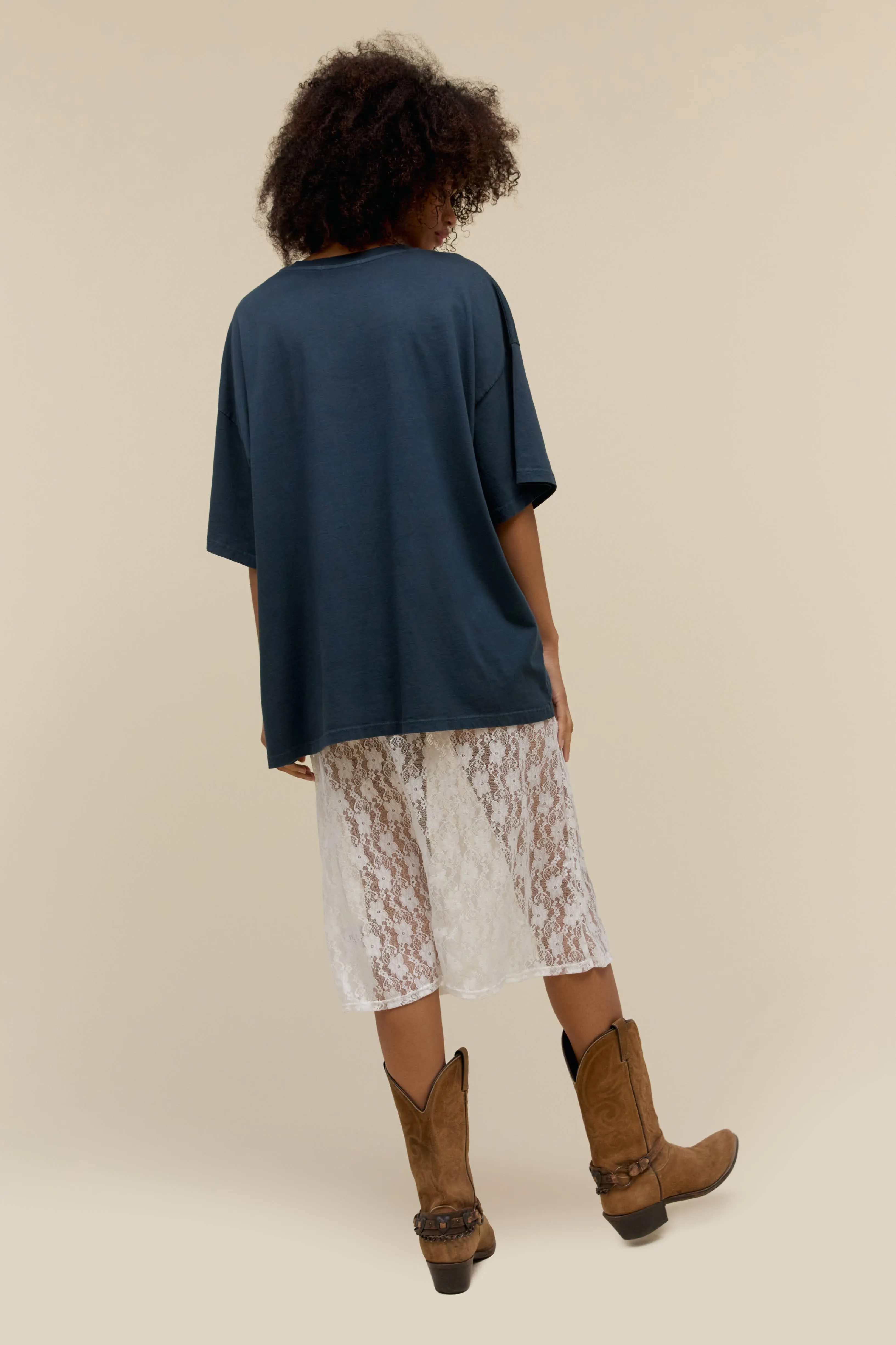 Fleetwood Mac Rumours OS Tee in Vintage Black sold by Daydreamer product image thumbnail 5