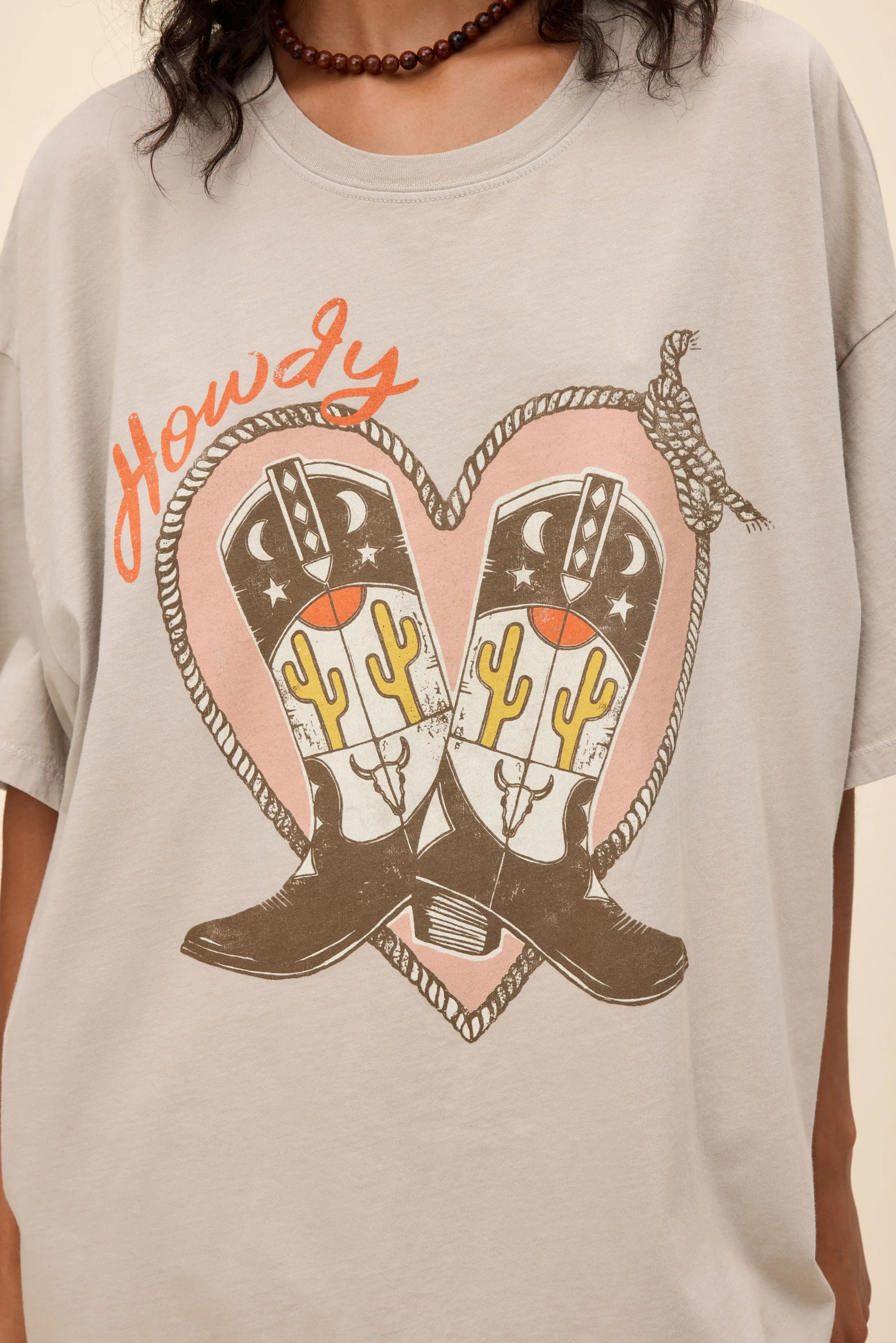 Howdy Boots OS Tee sold by Daydreamer product image thumbnail 2