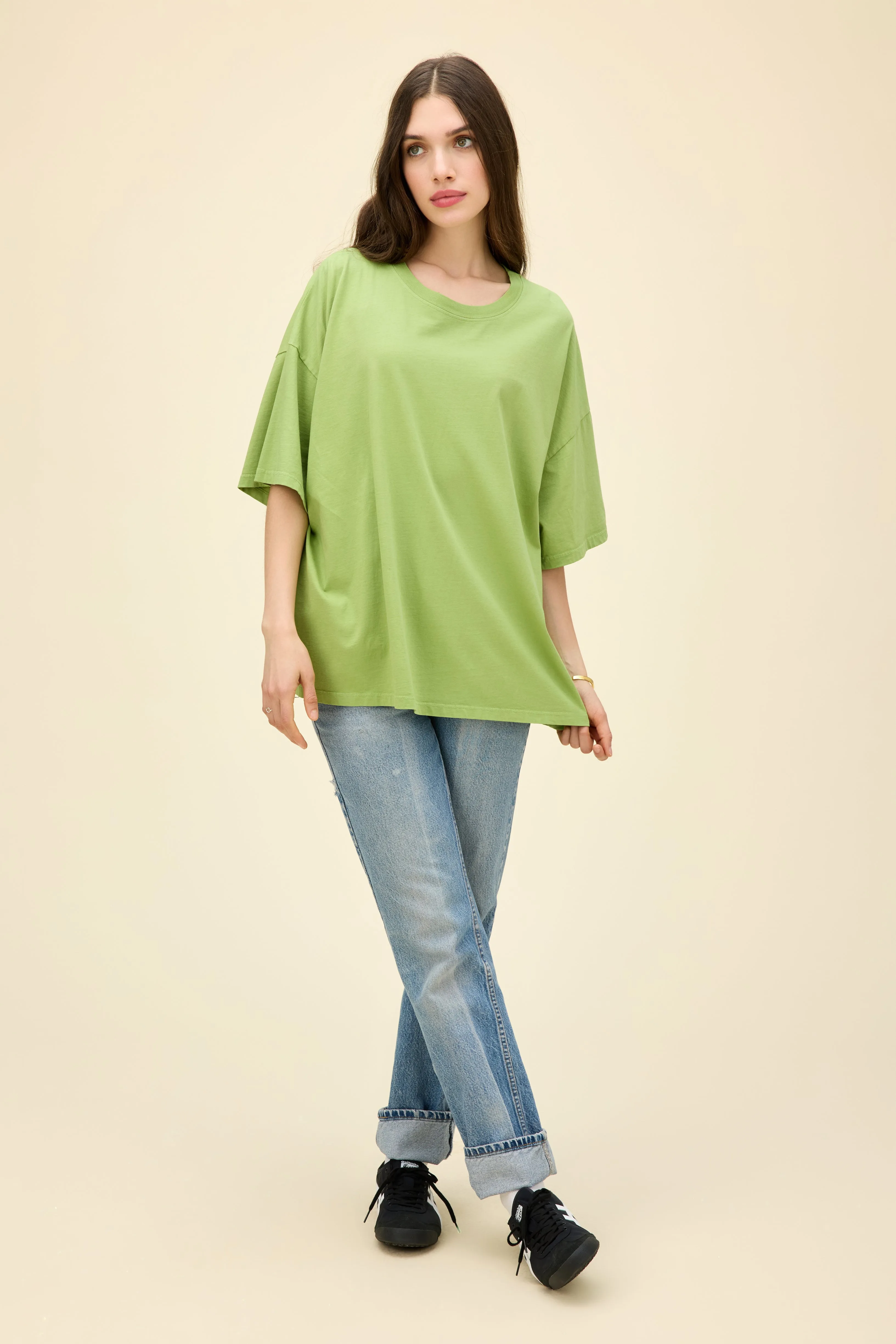 Solid OS Tee in Matcha sold by Daydreamer product image thumbnail 2