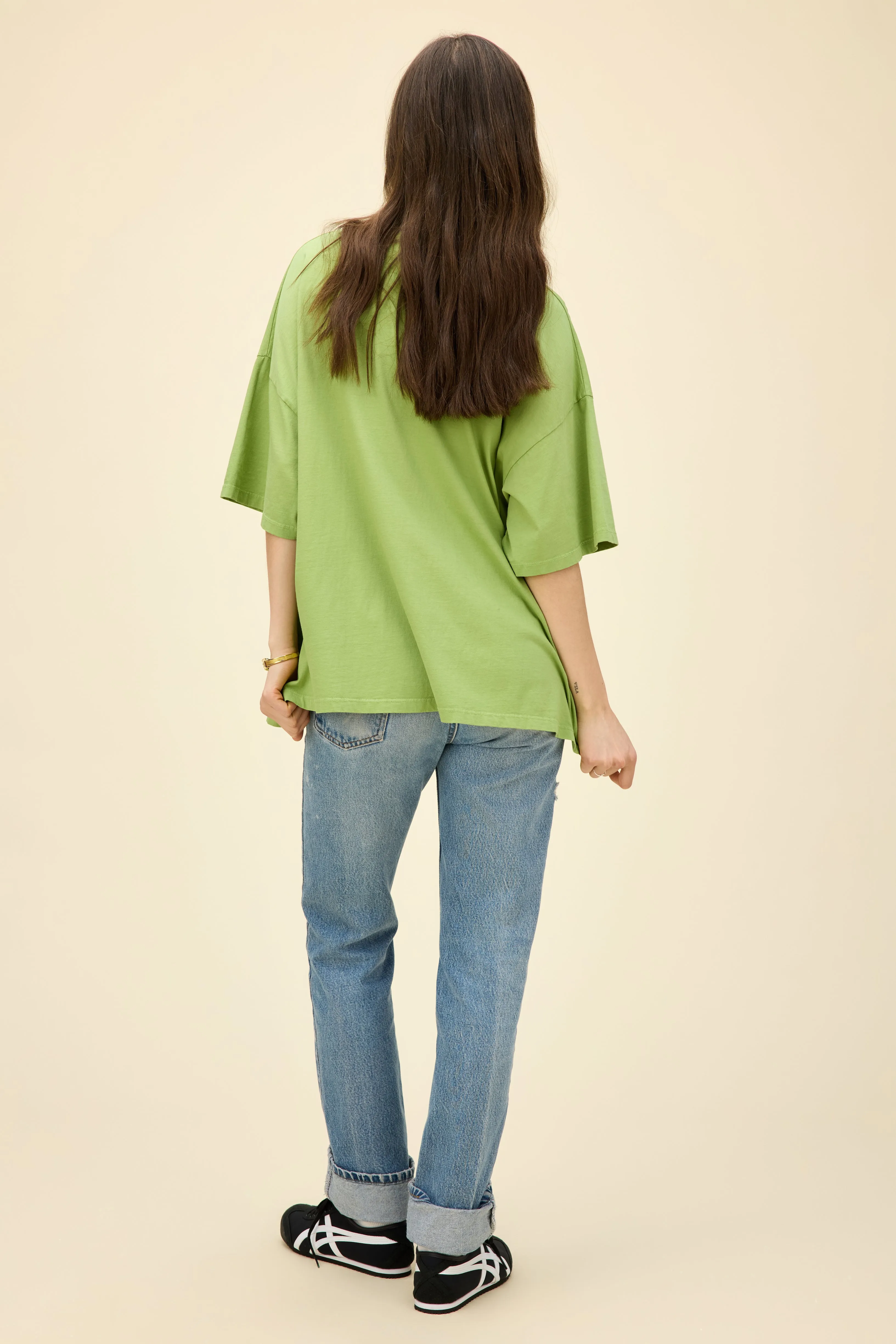 Solid OS Tee in Matcha sold by Daydreamer product image thumbnail 3